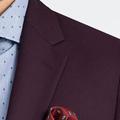 Product thumbnail 6 Burgundy suit - Hayward Solid Design from Luxury Indochino Collection