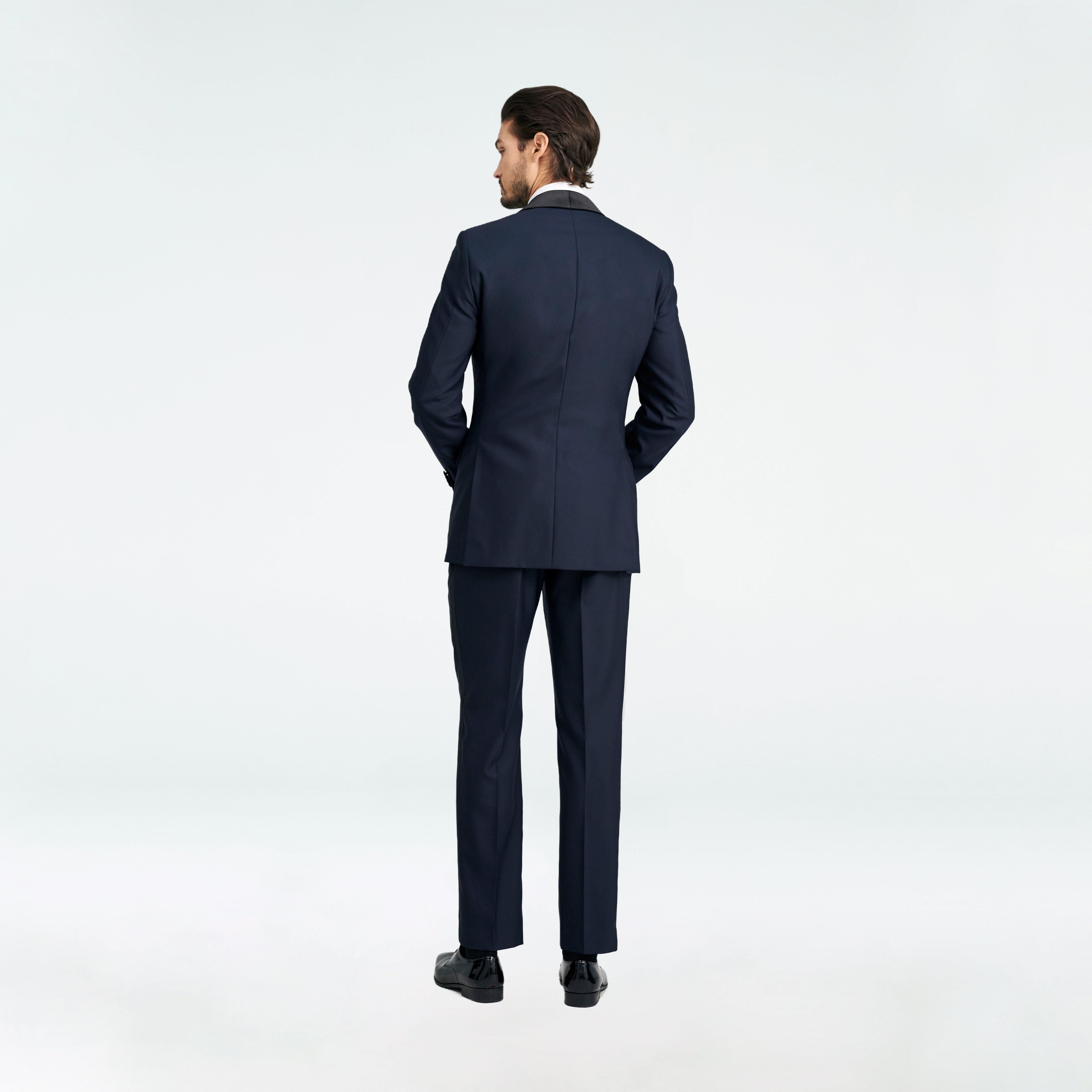 Product thumbnail 2 Blue suit - Hampton Solid Design from Tuxedo Indochino Collection