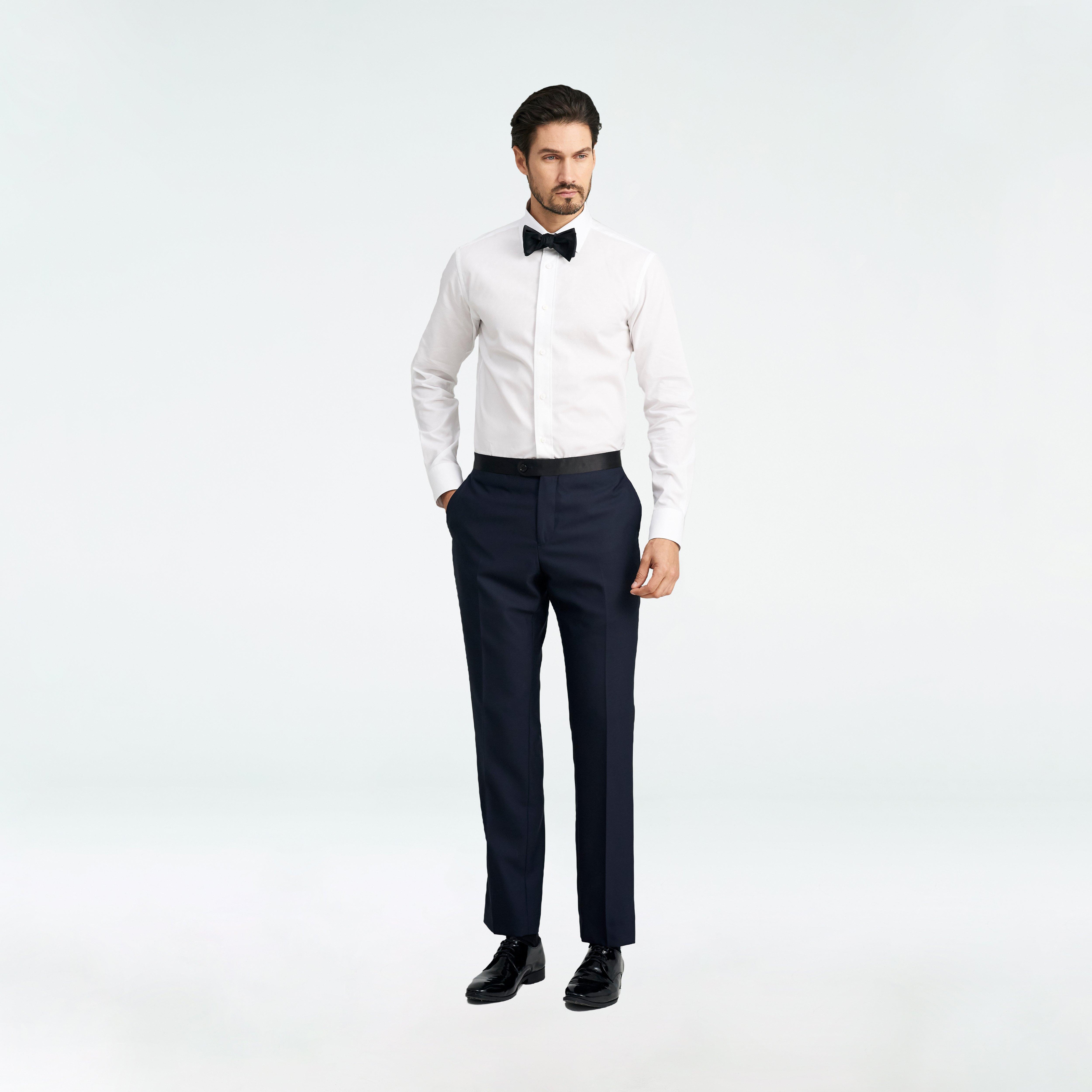 Product thumbnail 3 Blue suit - Hampton Solid Design from Tuxedo Indochino Collection