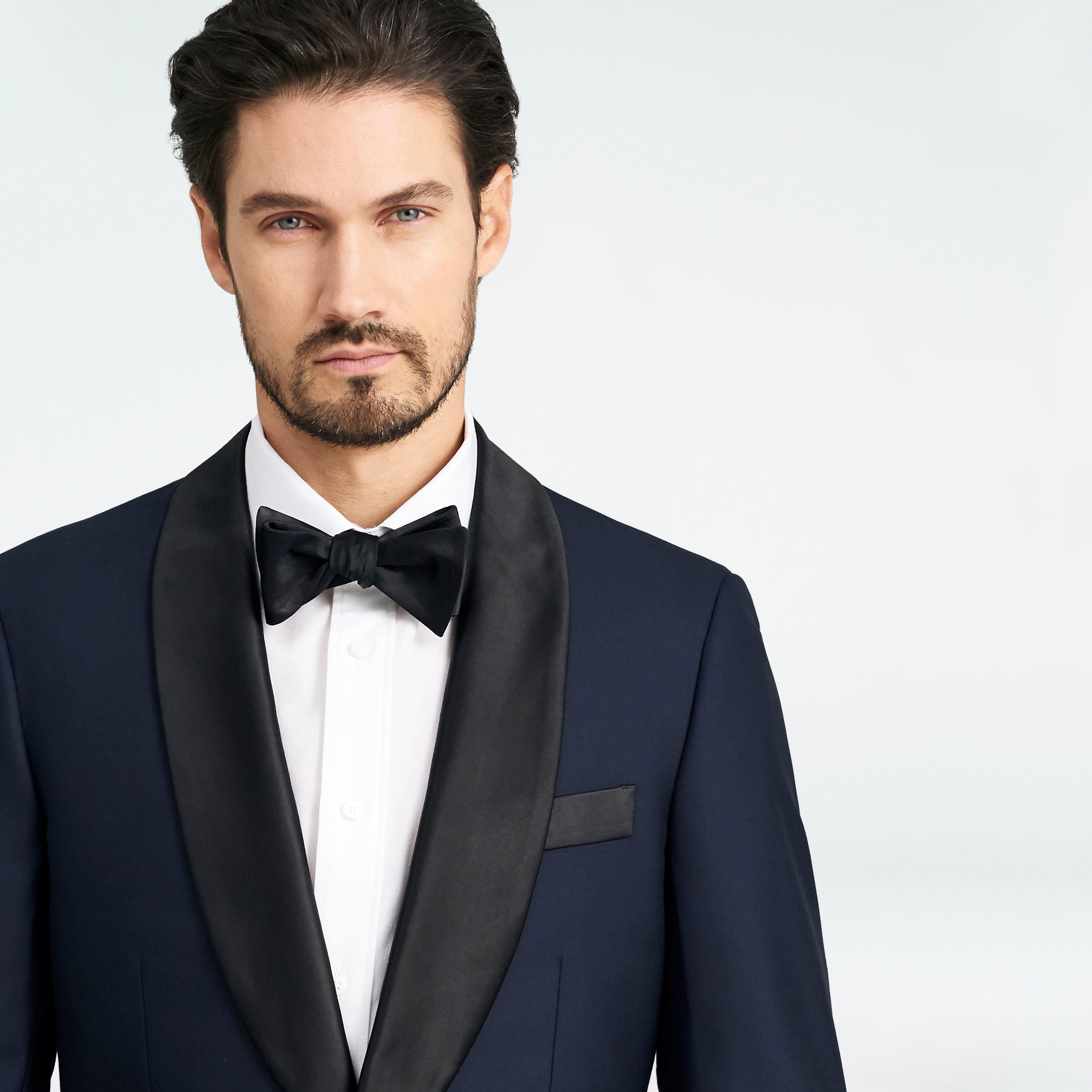 Product thumbnail 6 Blue suit - Hampton Solid Design from Tuxedo Indochino Collection