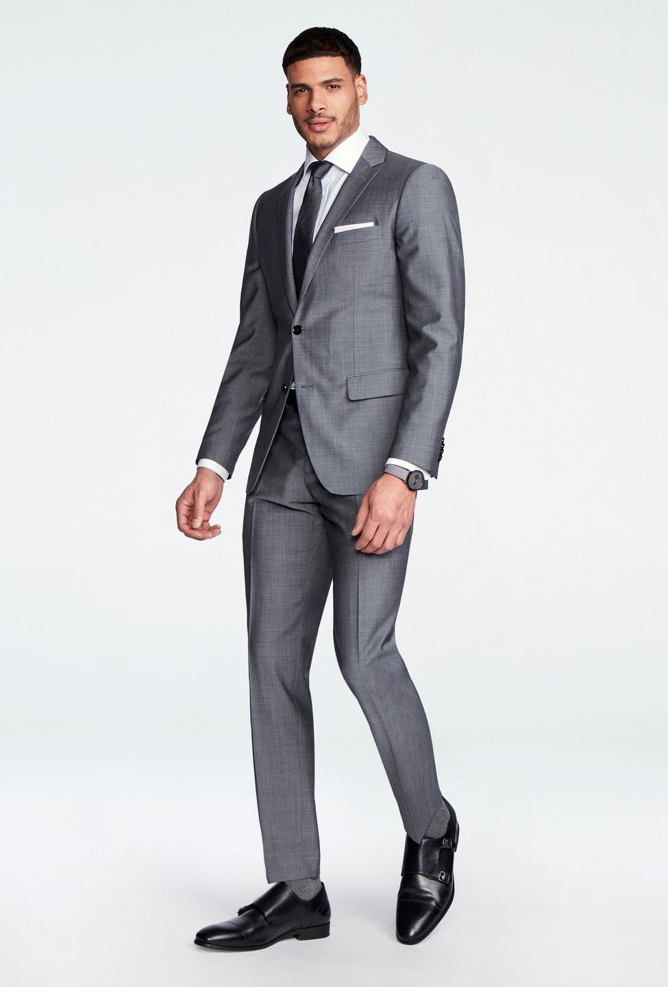 Gray blazer - Hamilton Solid Design from Luxury Indochino Collection