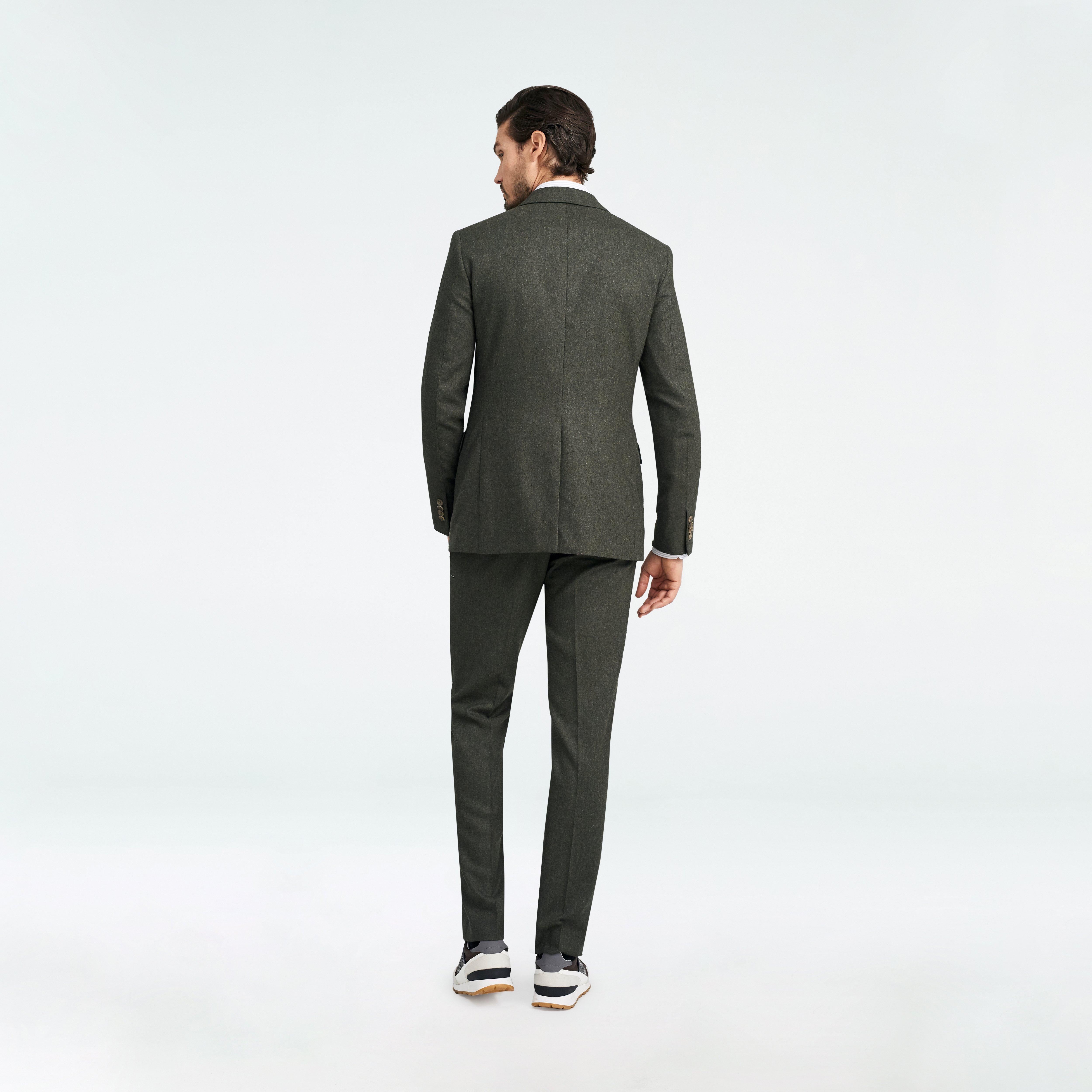 Product thumbnail 2 Olive blazer - Hayward Solid Design from Luxury Indochino Collection