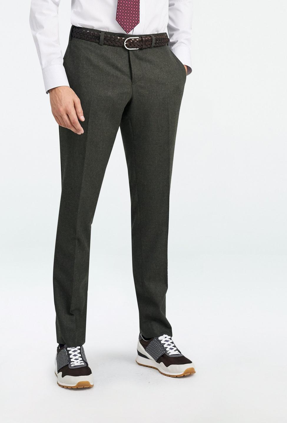 Olive pants - Hayward Solid Design from Luxury Indochino Collection