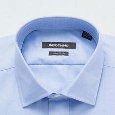 Product thumbnail 2 Blue shirt - Halewood Solid Design from Premium Indochino Collection
