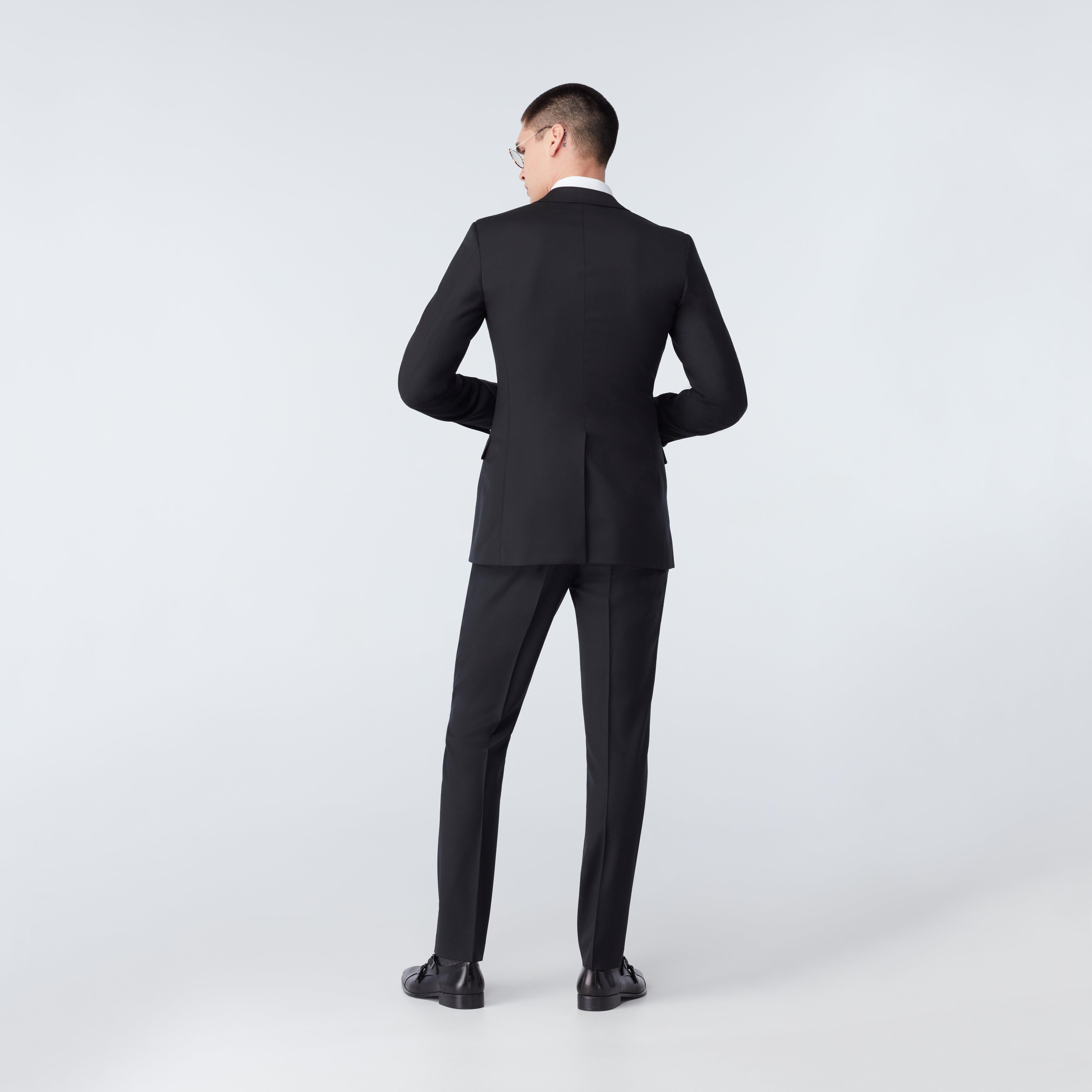 Custom Suits Made For You - Highworth Black Suit | INDOCHINO