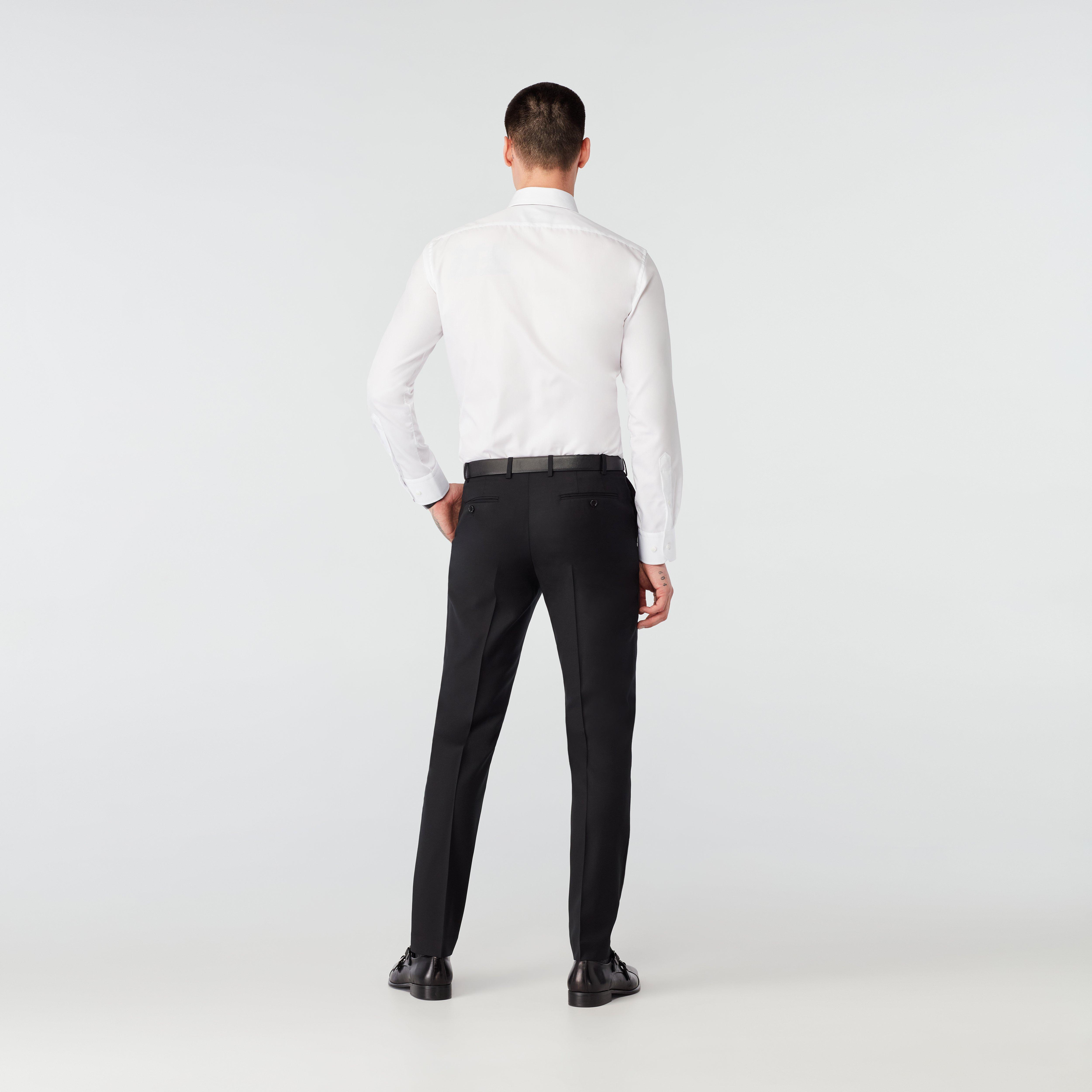 Product thumbnail 2 Black pants - Highworth Solid Design from Premium Indochino Collection