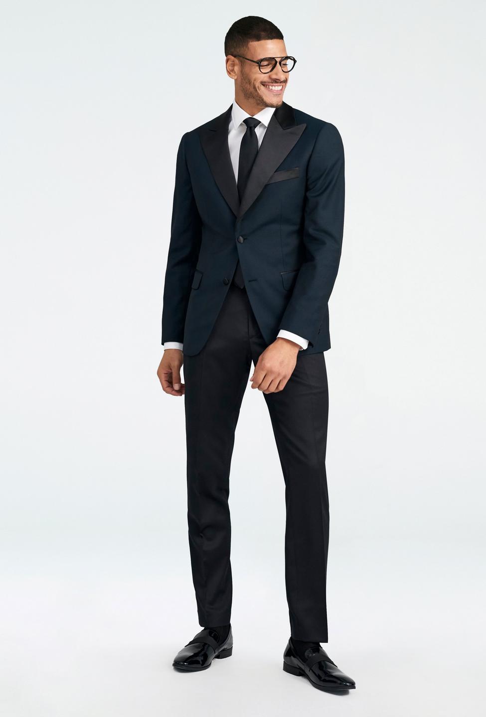 Teal blazer - Highworth Solid Design from Tuxedo Indochino Collection