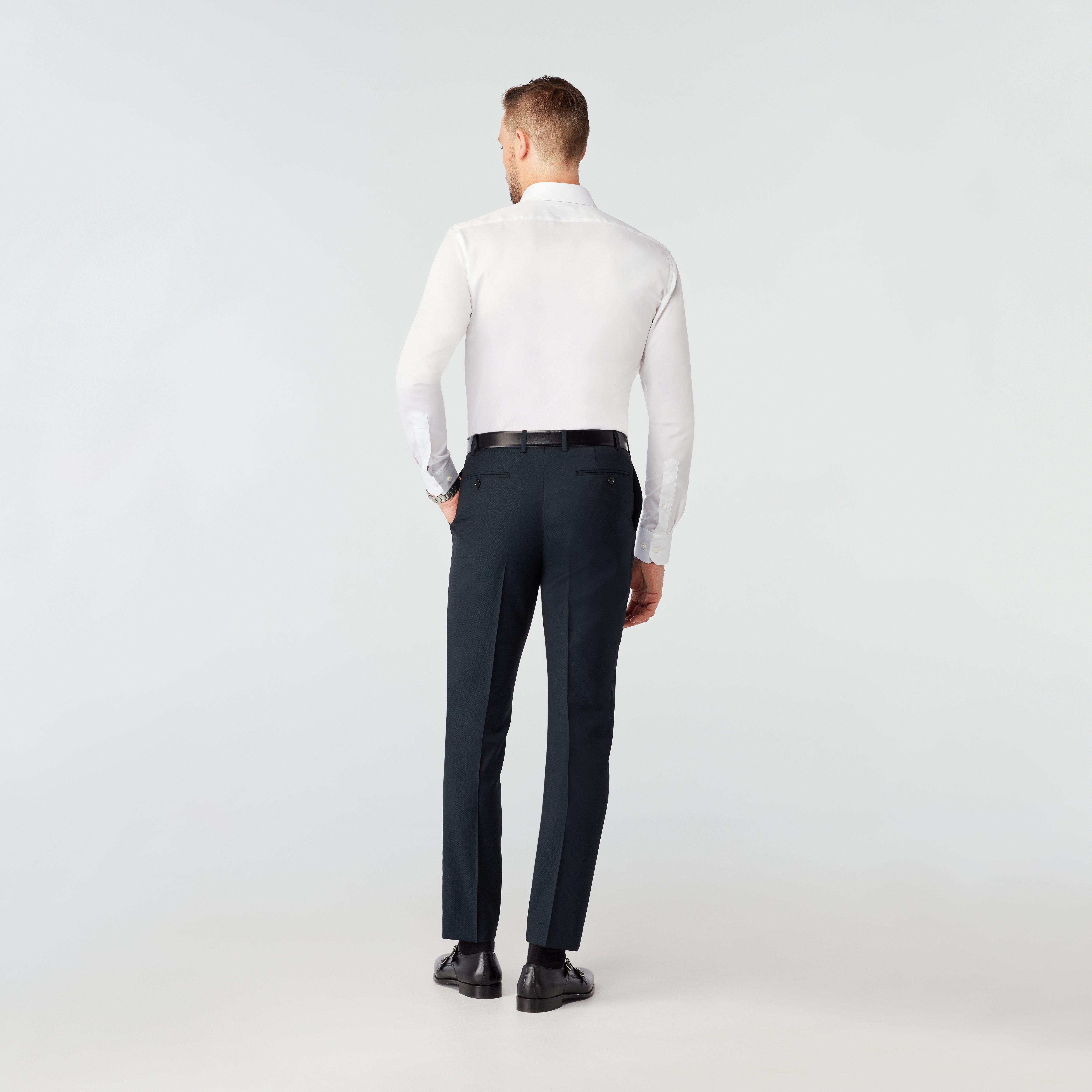Product thumbnail 2 Teal pants - Highworth Solid Design from Premium Indochino Collection