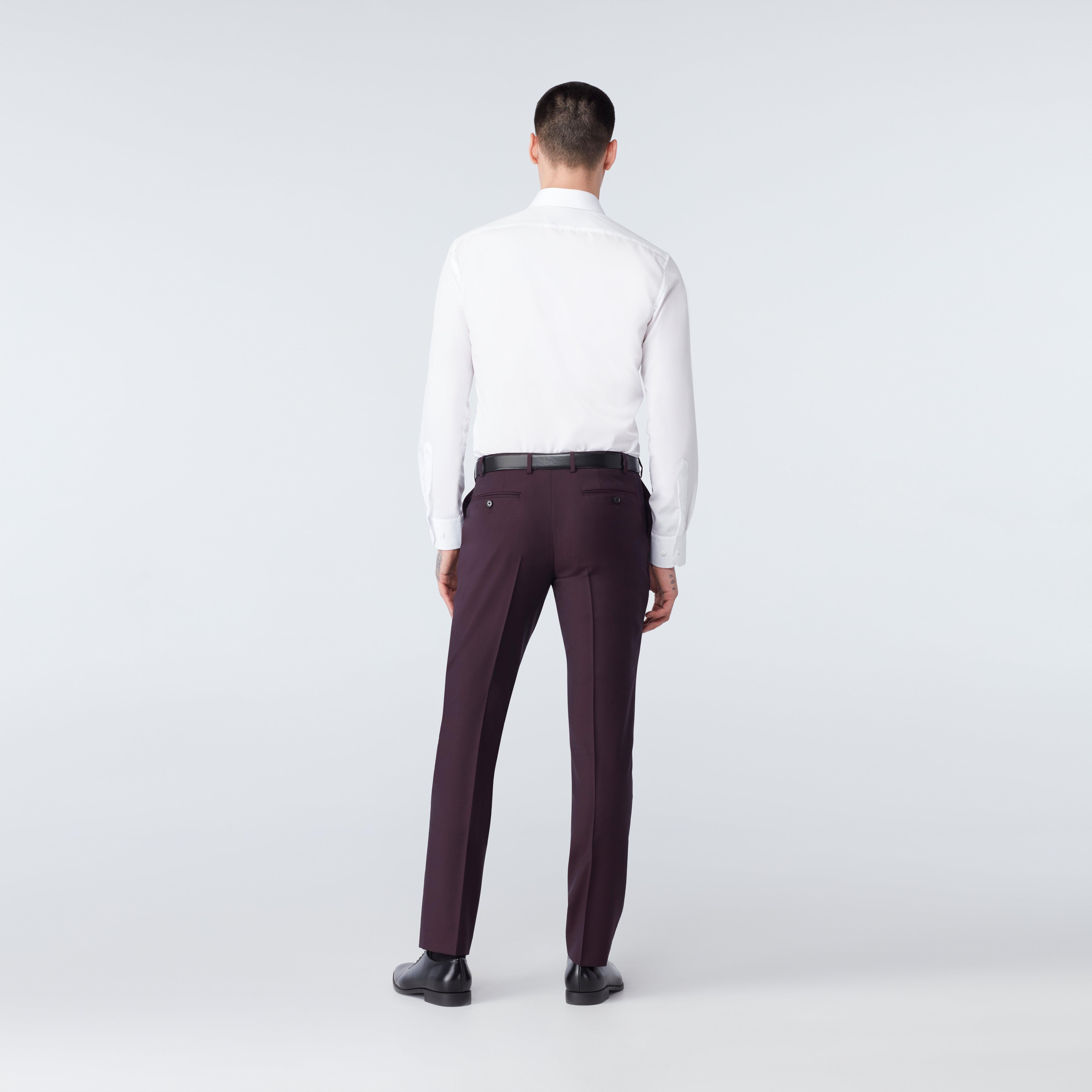 Custom Suits Made For You - Highworth Burgundy Suit | INDOCHINO
