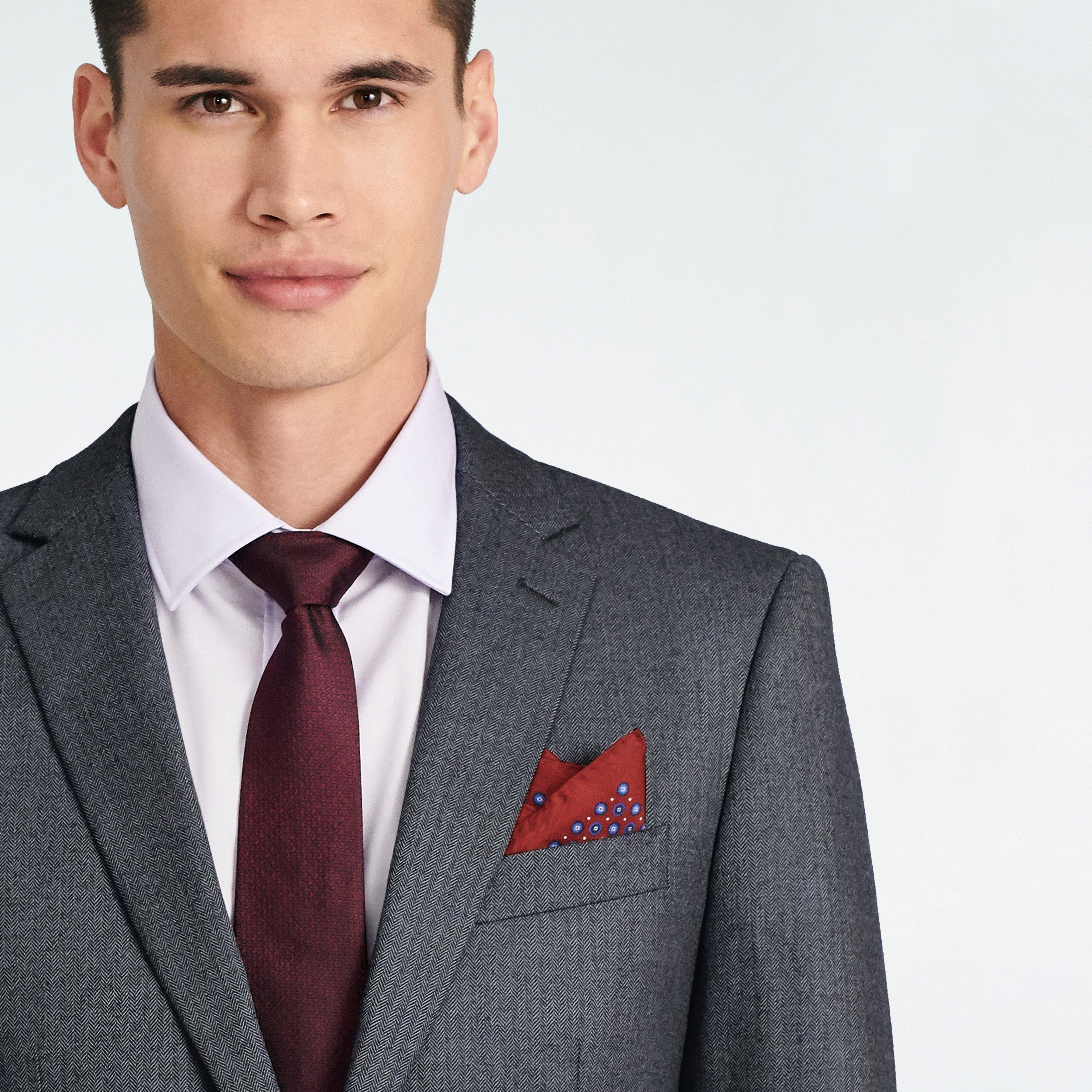 Product thumbnail 4 Gray blazer - Prescot Herringbone Design from Fall / Winter Indochino Collection