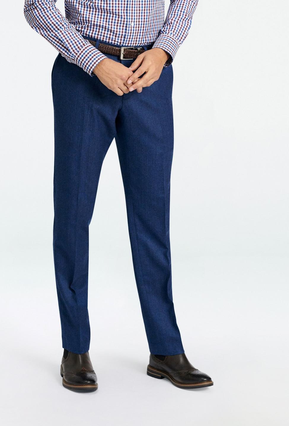 Blue pants - Prescot Herringbone Design from Seasonal Indochino Collection