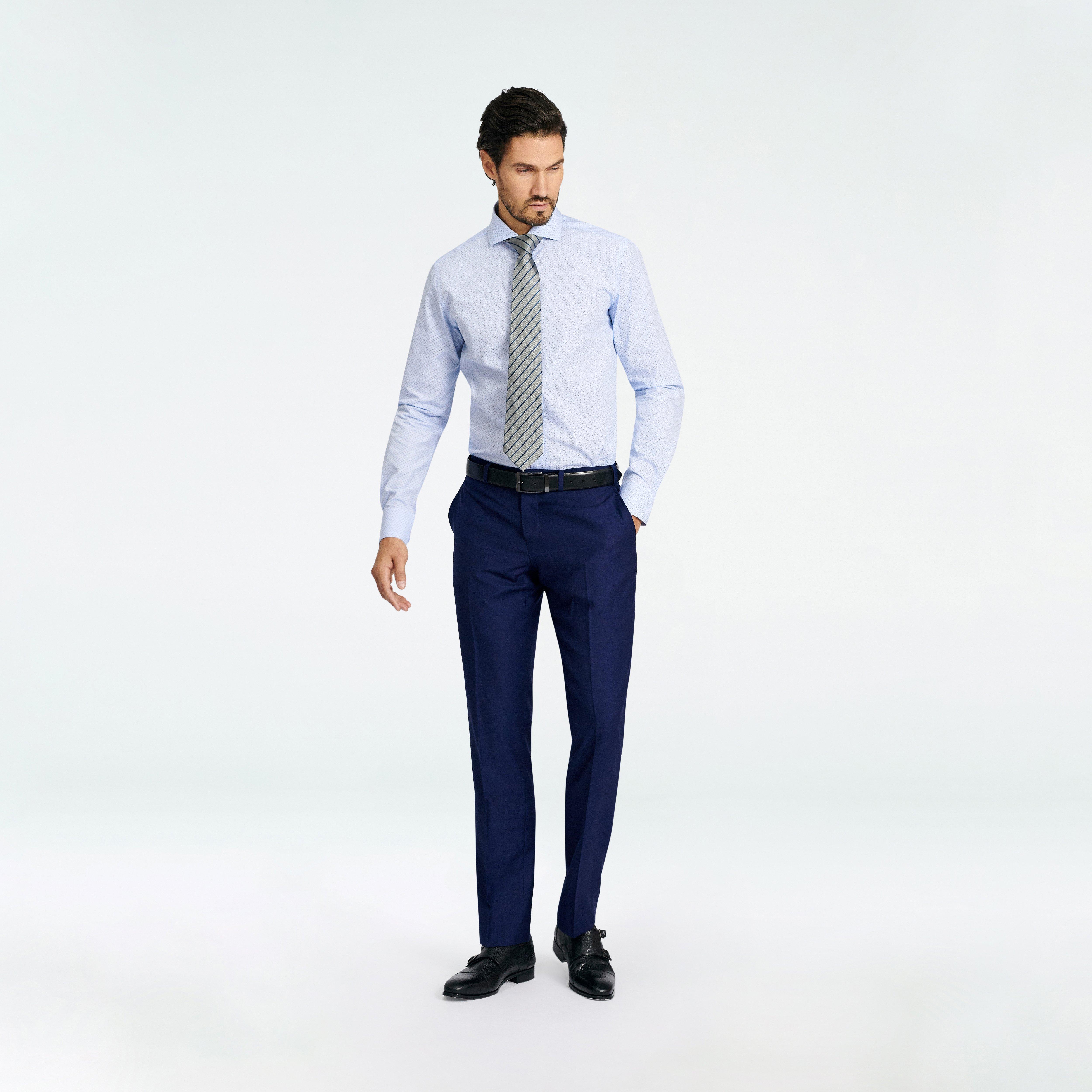 Carnforth Check Navy Suit (143637502)
