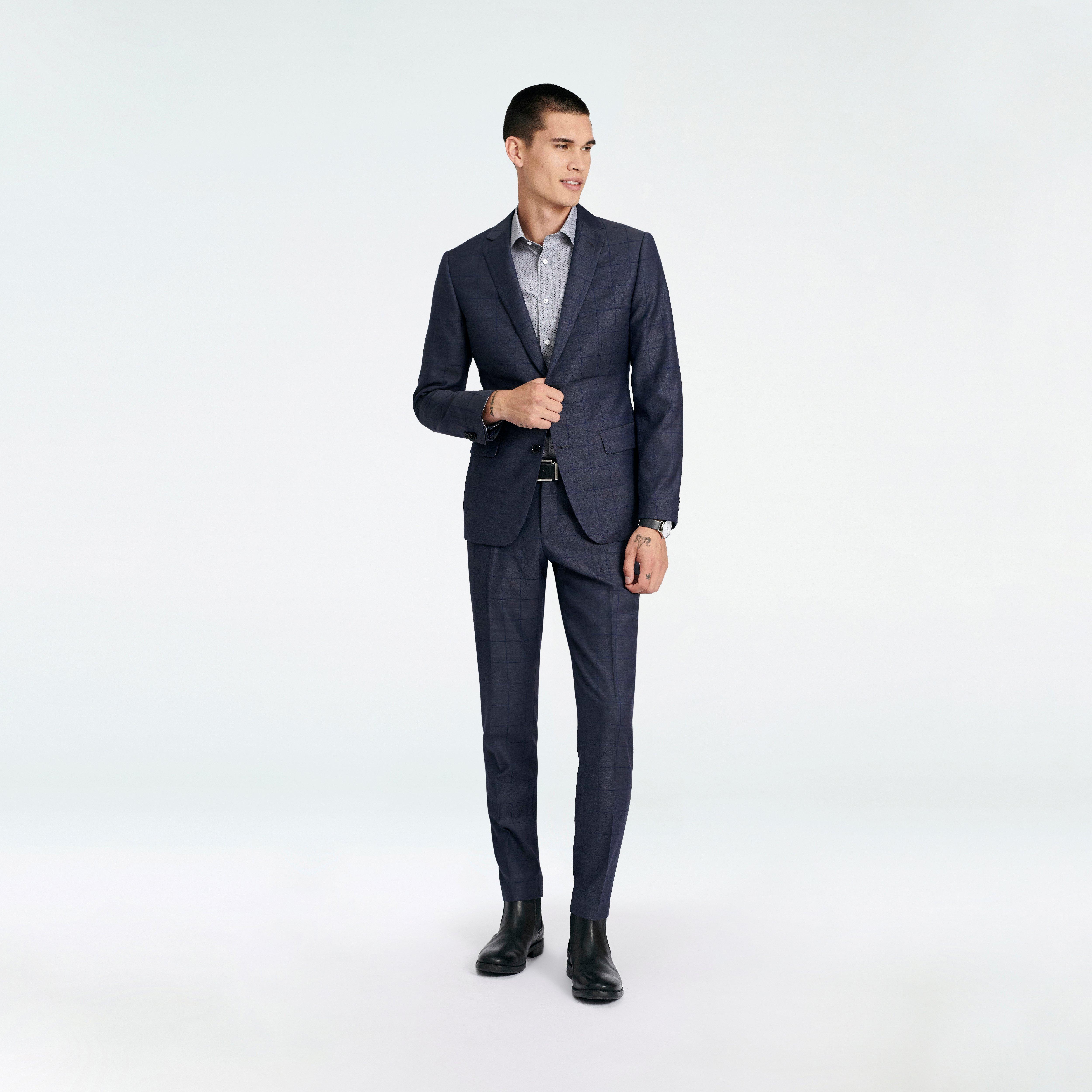 Carnforth Check Gray Suit