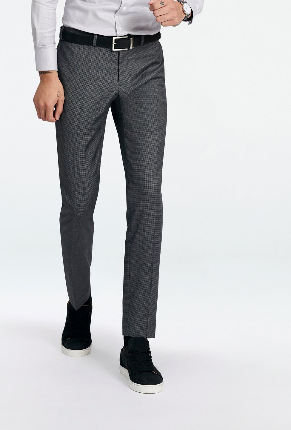 Gray pants - Malvern Houndstooth Design from Seasonal Indochino Collection