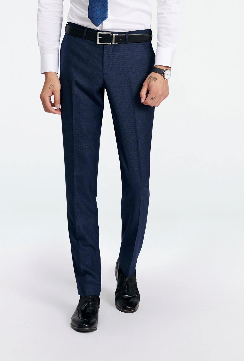 Blue pants - Bottsford Checked Design from Seasonal Indochino Collection