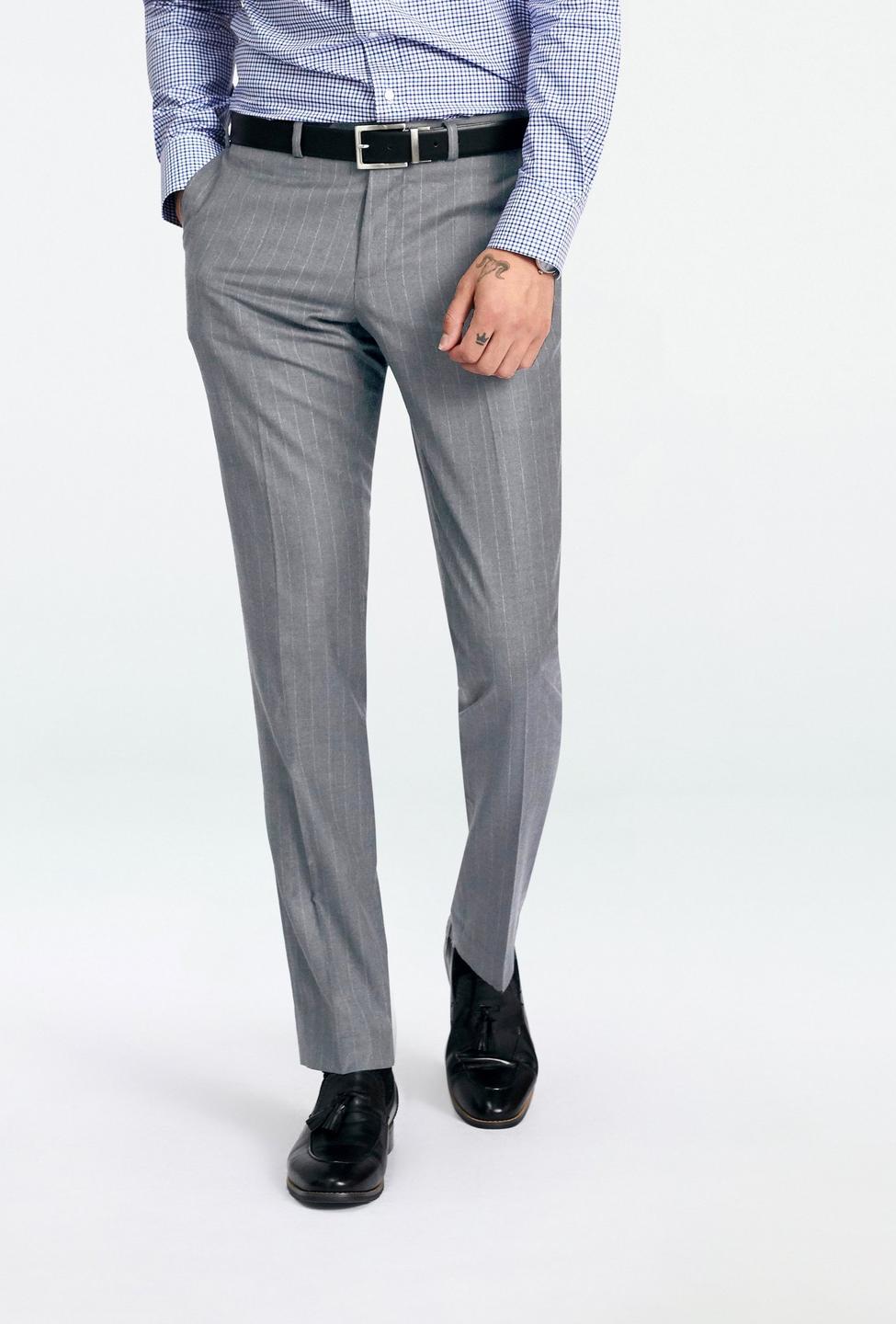 Gray pants - Reigate Striped Design from Seasonal Indochino Collection