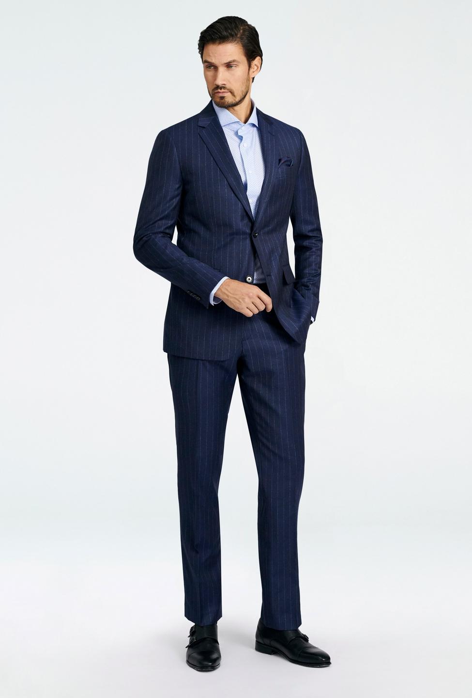 Blue suit - Reigate Striped Design from Seasonal Indochino Collection