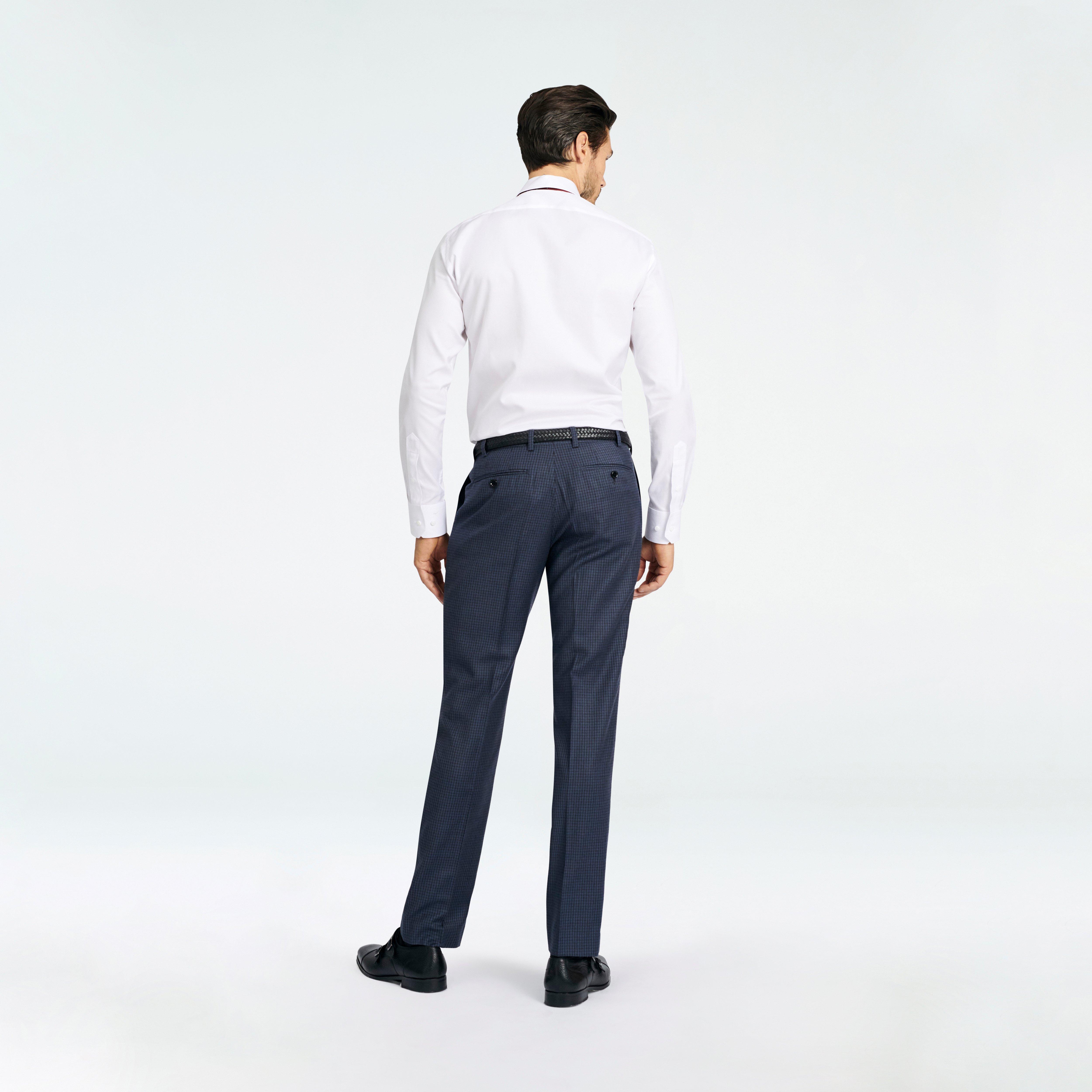 Product thumbnail 4 Blue suit - Carnforth Checked Design from Seasonal Indochino Collection