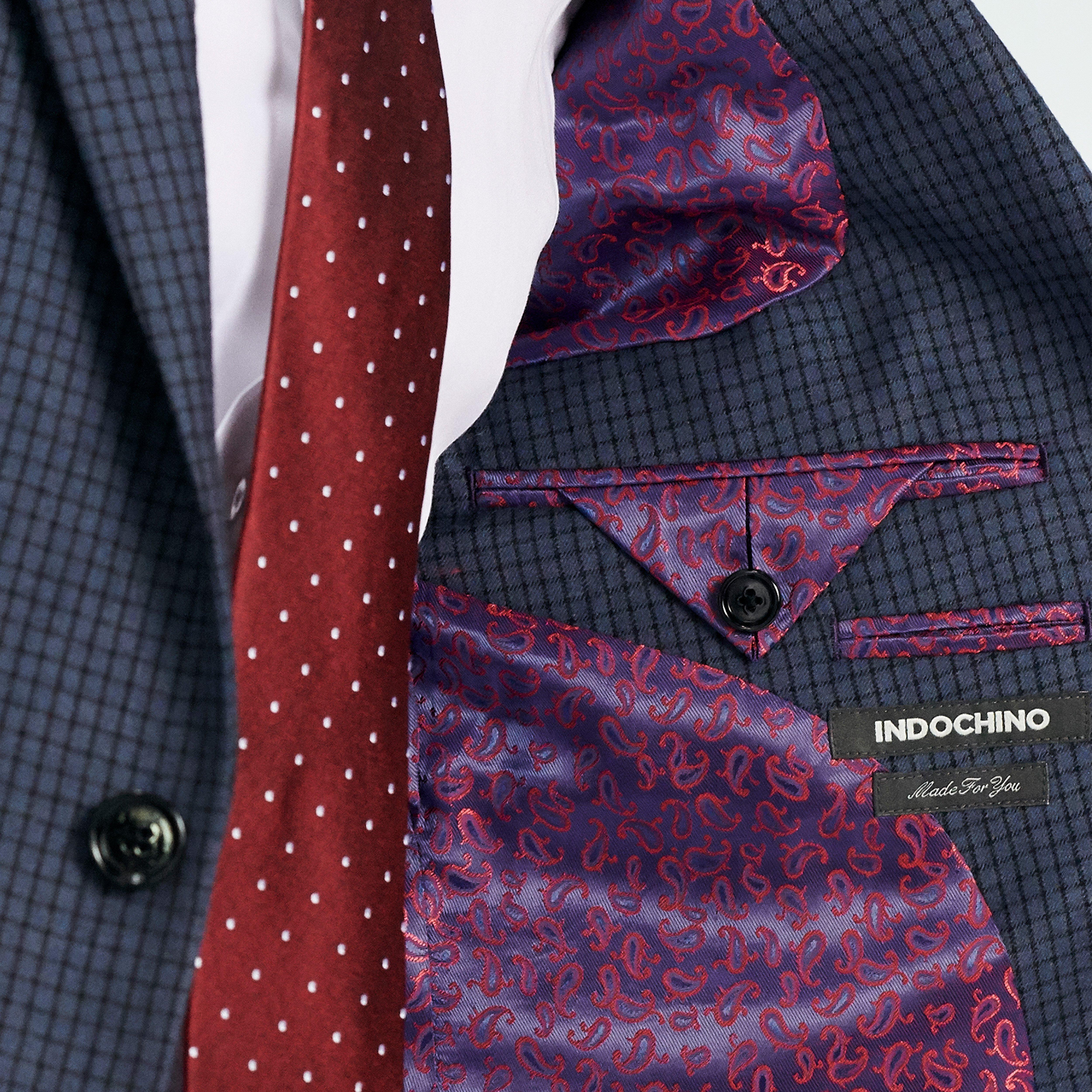 Product thumbnail 5 Blue suit - Carnforth Checked Design from Seasonal Indochino Collection