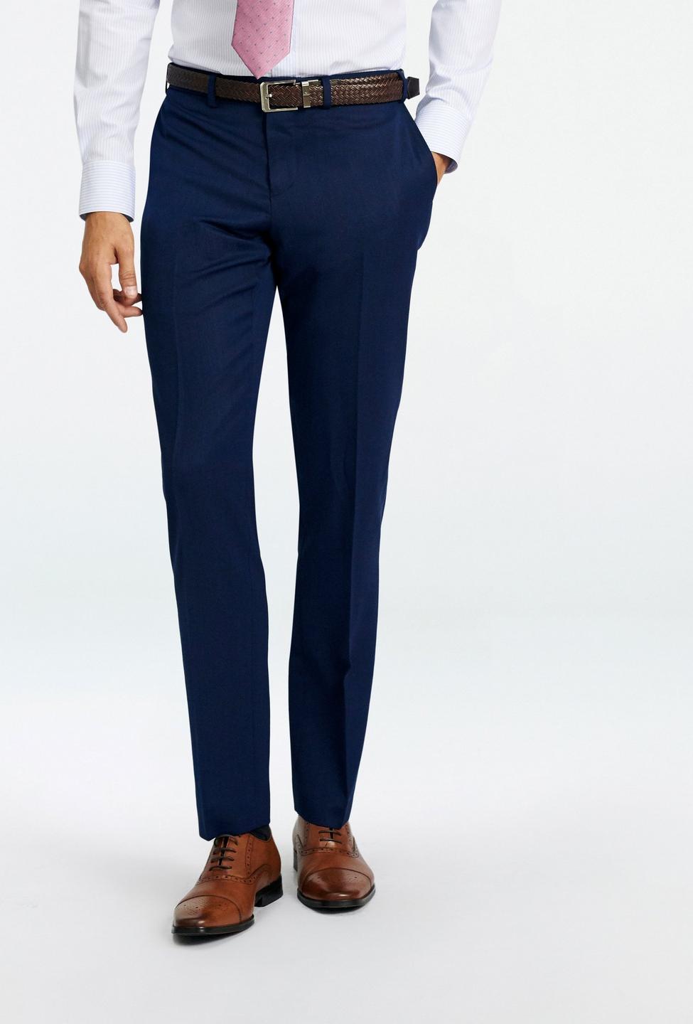 Blue pants - Hereford Solid Design from Premium Indochino Collection