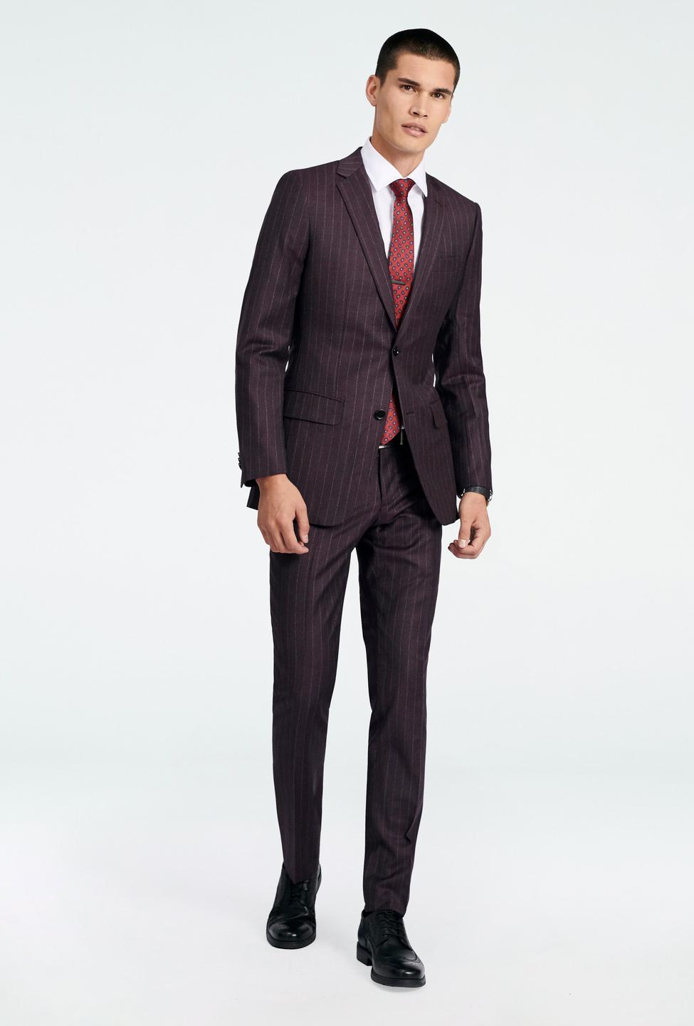 Purple suit - Reigate Striped Design from Seasonal Indochino Collection