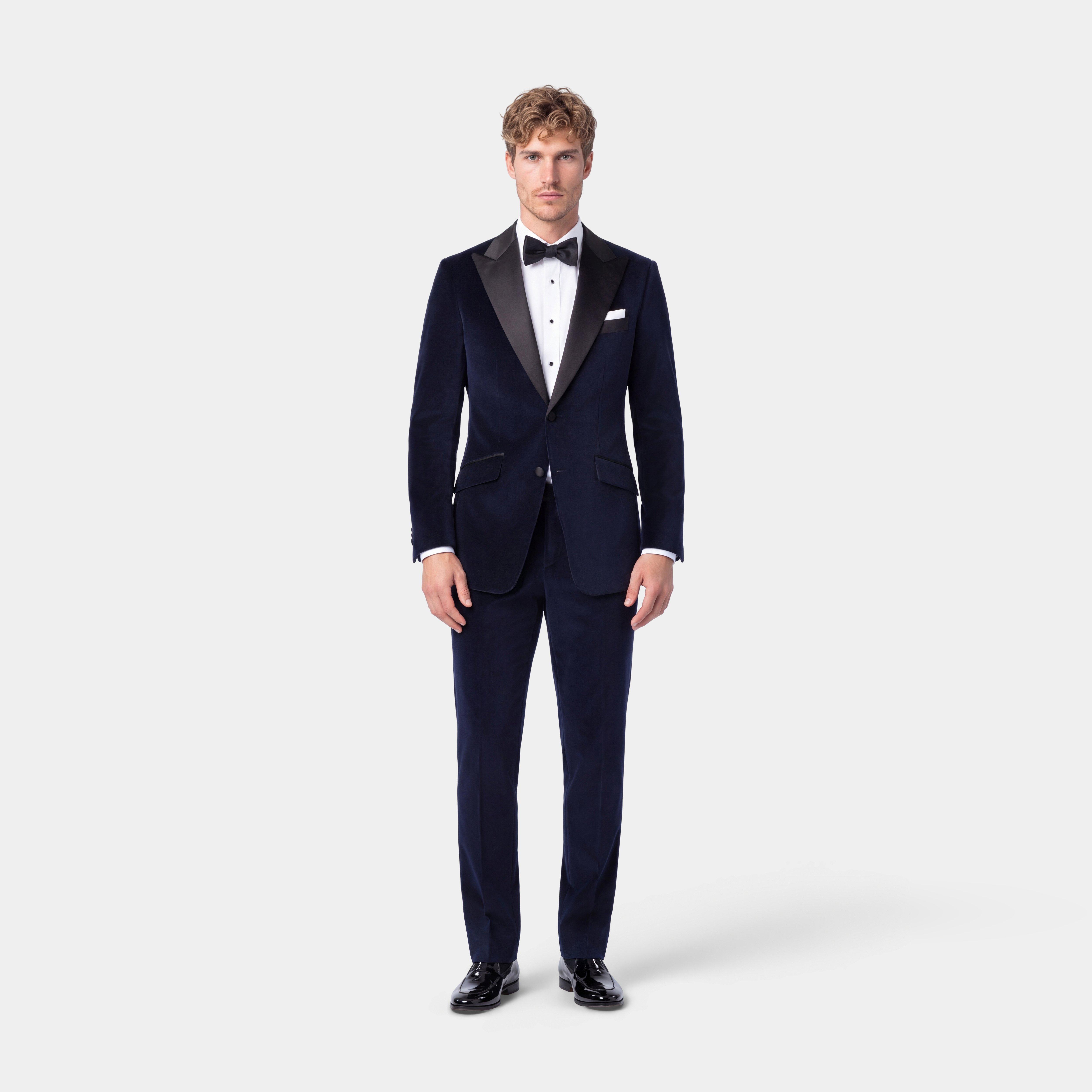 navy dinner dress jacket Indochino Men's Custom Harford Velvet navy dinner dress white jacket Oh Polly cowl neck rave outfit it’s a sharp OPTIONS:Bustier + Skirt