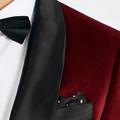 Product thumbnail 4 Burgundy blazer - Hardford Solid Design from Tuxedo Indochino Collection