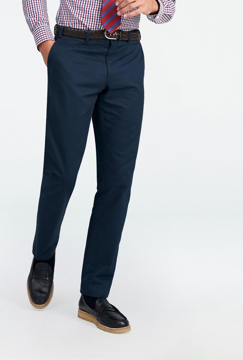 Navy pants - Houndslow Solid Design from Premium Indochino Collection