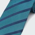 Product thumbnail 2 Blue and Green tie - Striped Design from Indochino Collection