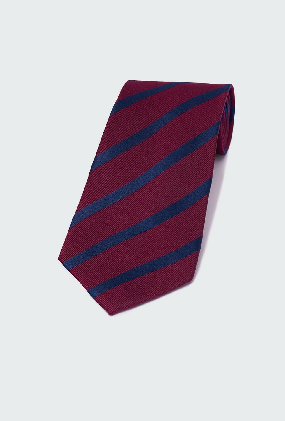 Burgundy tie - Striped Design from Indochino Collection