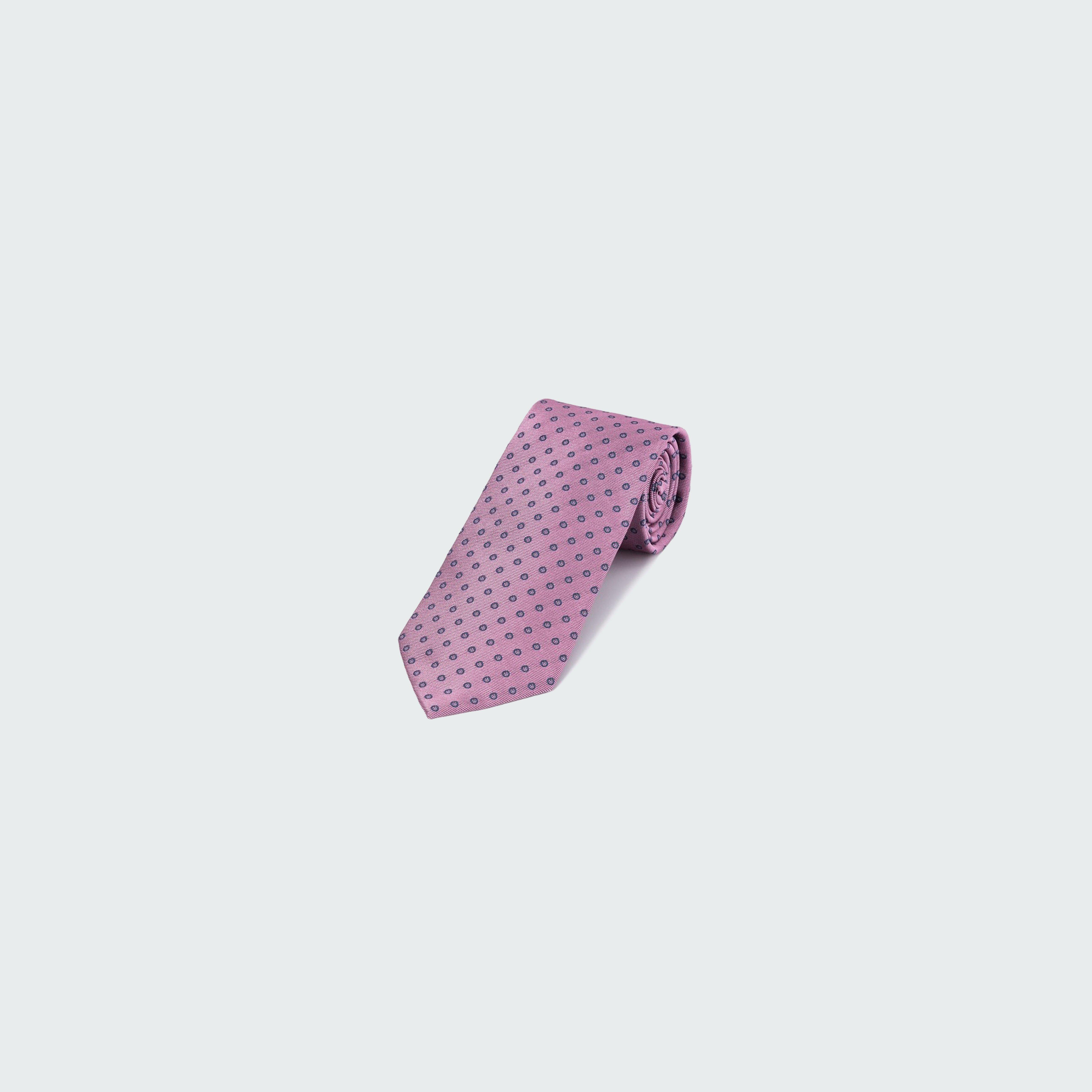 Blue Tonal Dot Tie