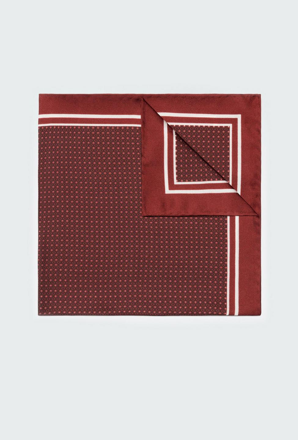Red pocket square - Pattern Design from Premium Indochino Collection