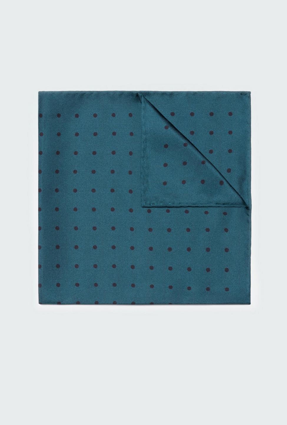 Blue and Green pocket square - Pattern Design from Indochino Collection
