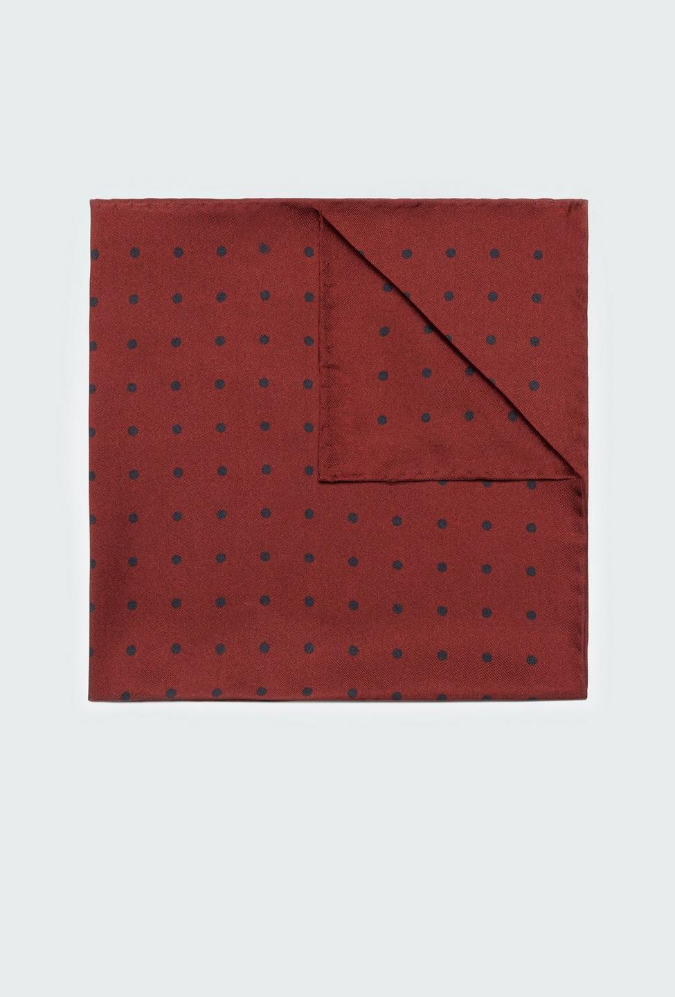 Burgundy pocket square - Pattern Design from Indochino Collection