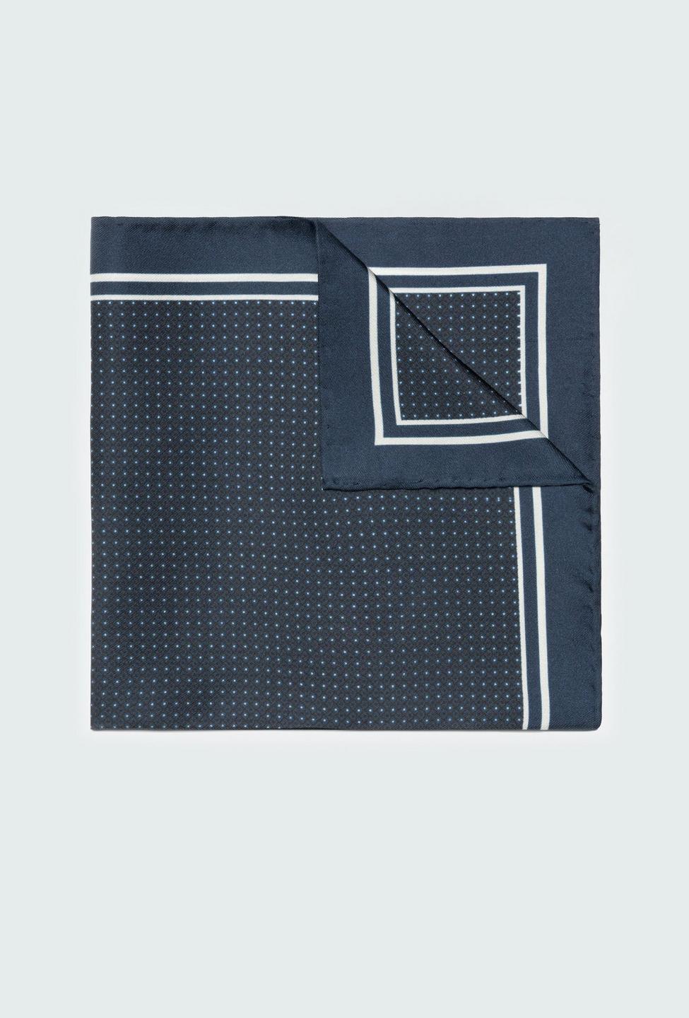 Navy pocket square - Pattern Design from Premium Indochino Collection