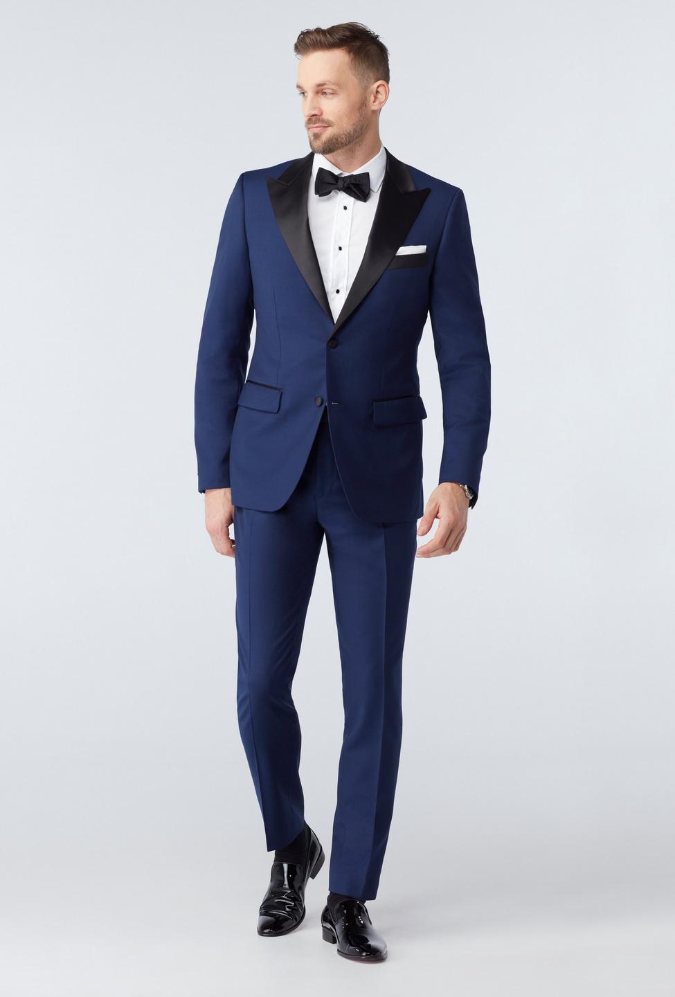 Navy suit - Highworth Solid Design from Tuxedo Indochino Collection
