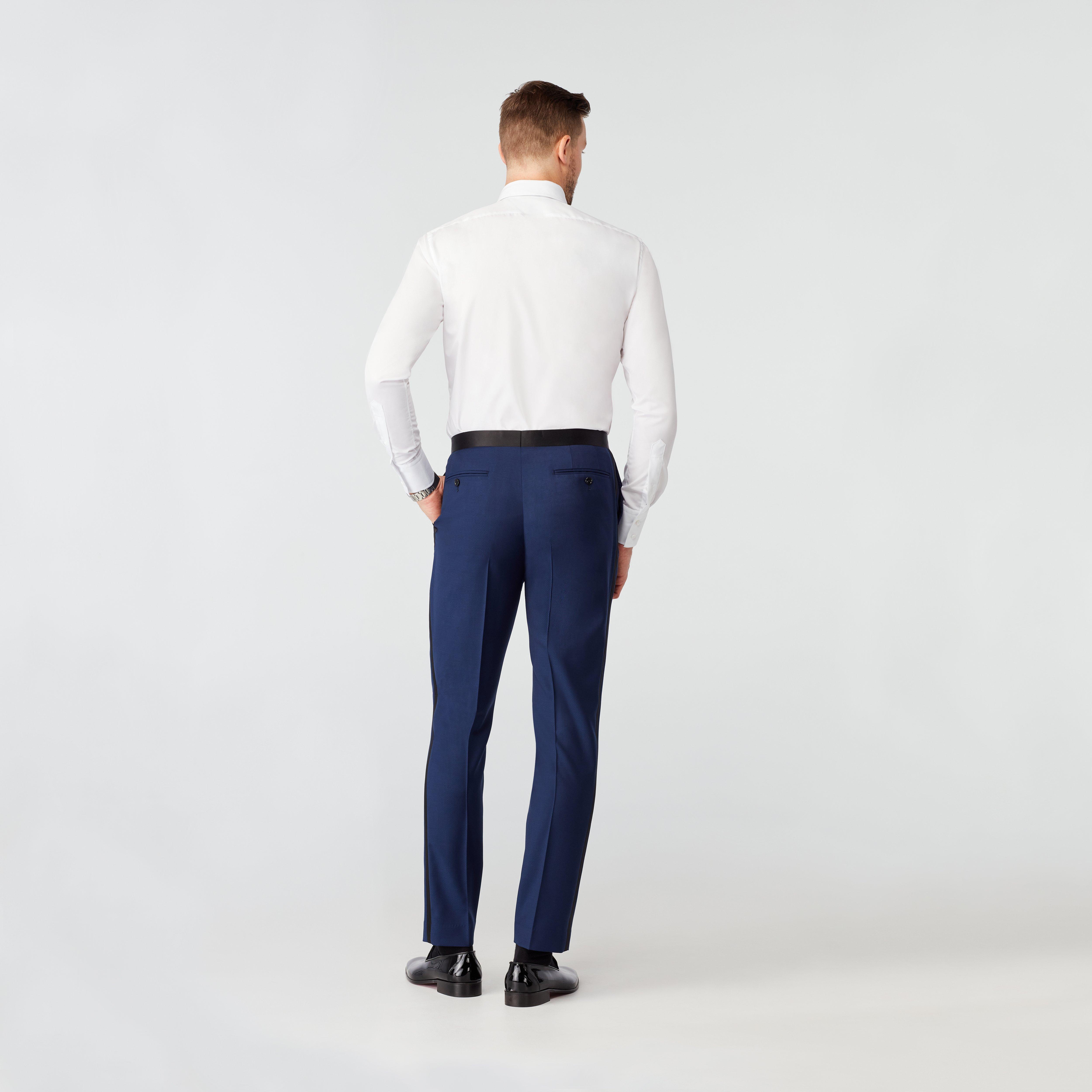 Product thumbnail 2 Navy pants - Highworth Solid Design from Tuxedo Indochino Collection