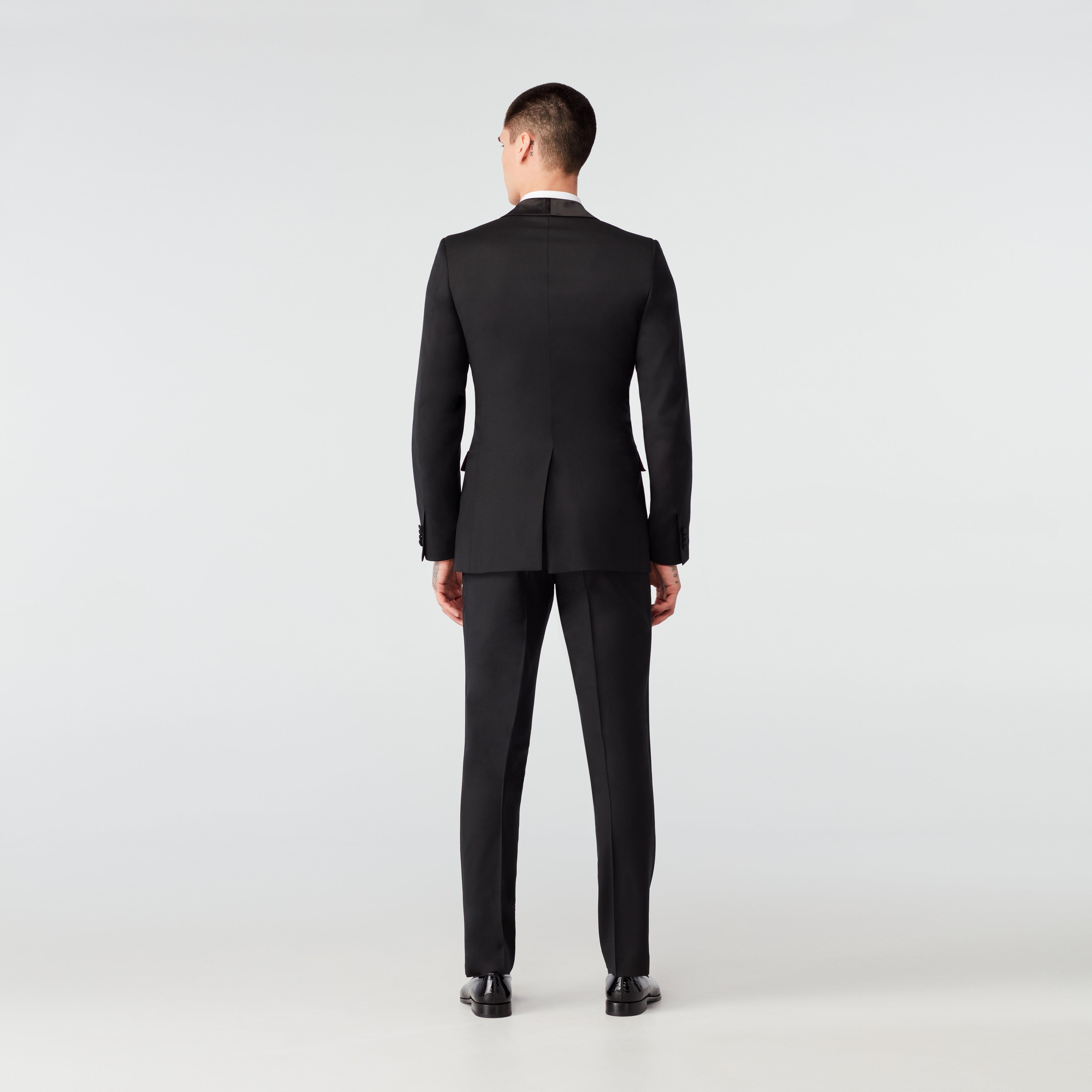 Custom Suits Made For You - Highworth Black Tuxedo | INDOCHINO