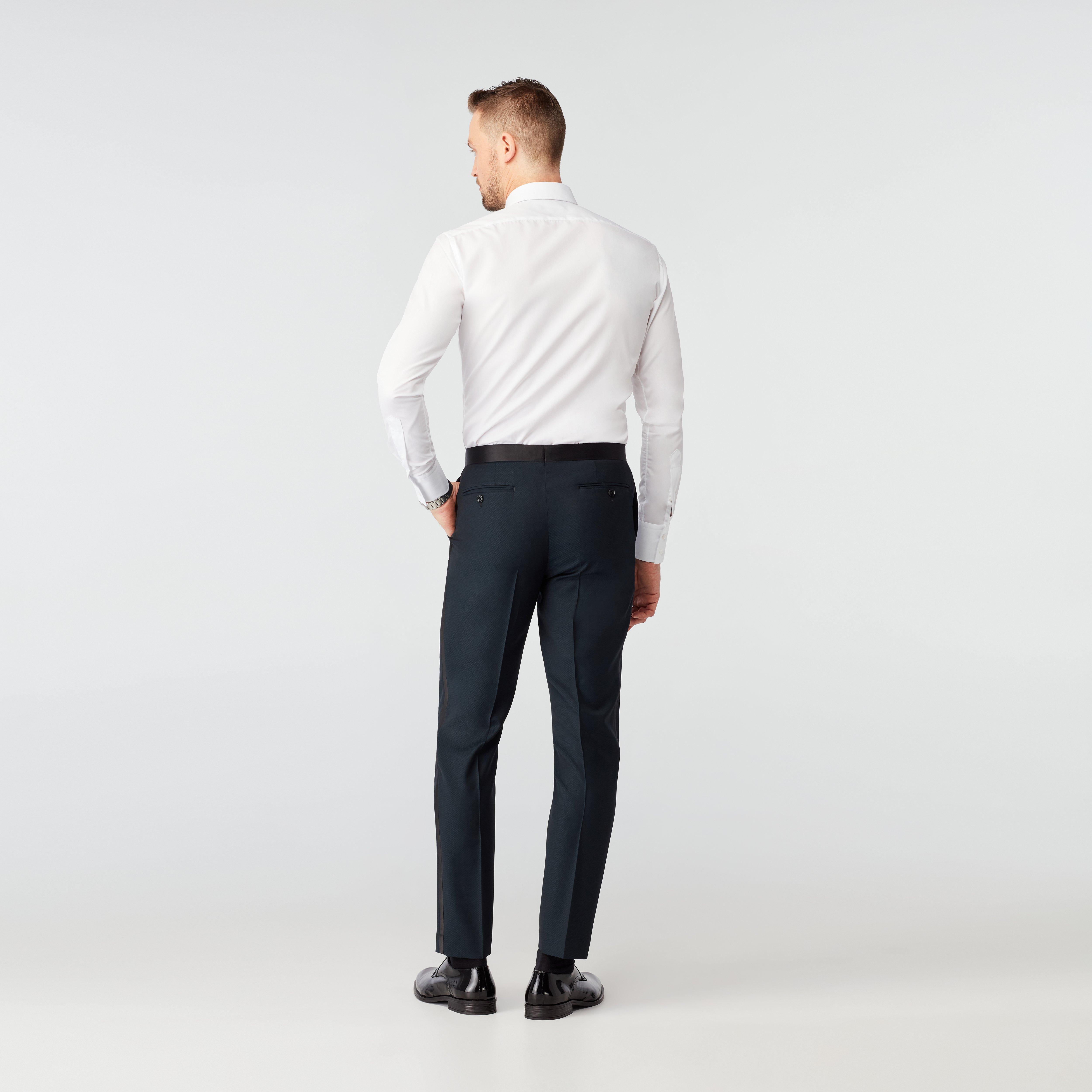 Product thumbnail 2 Teal pants - Highworth Solid Design from Tuxedo Indochino Collection