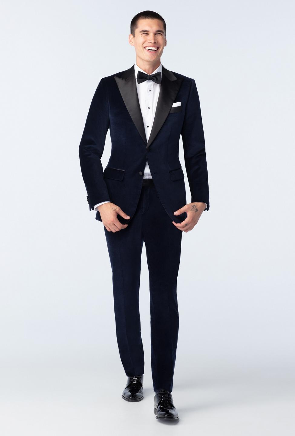 Navy suit - Hardford Solid Design from Tuxedo Indochino Collection
