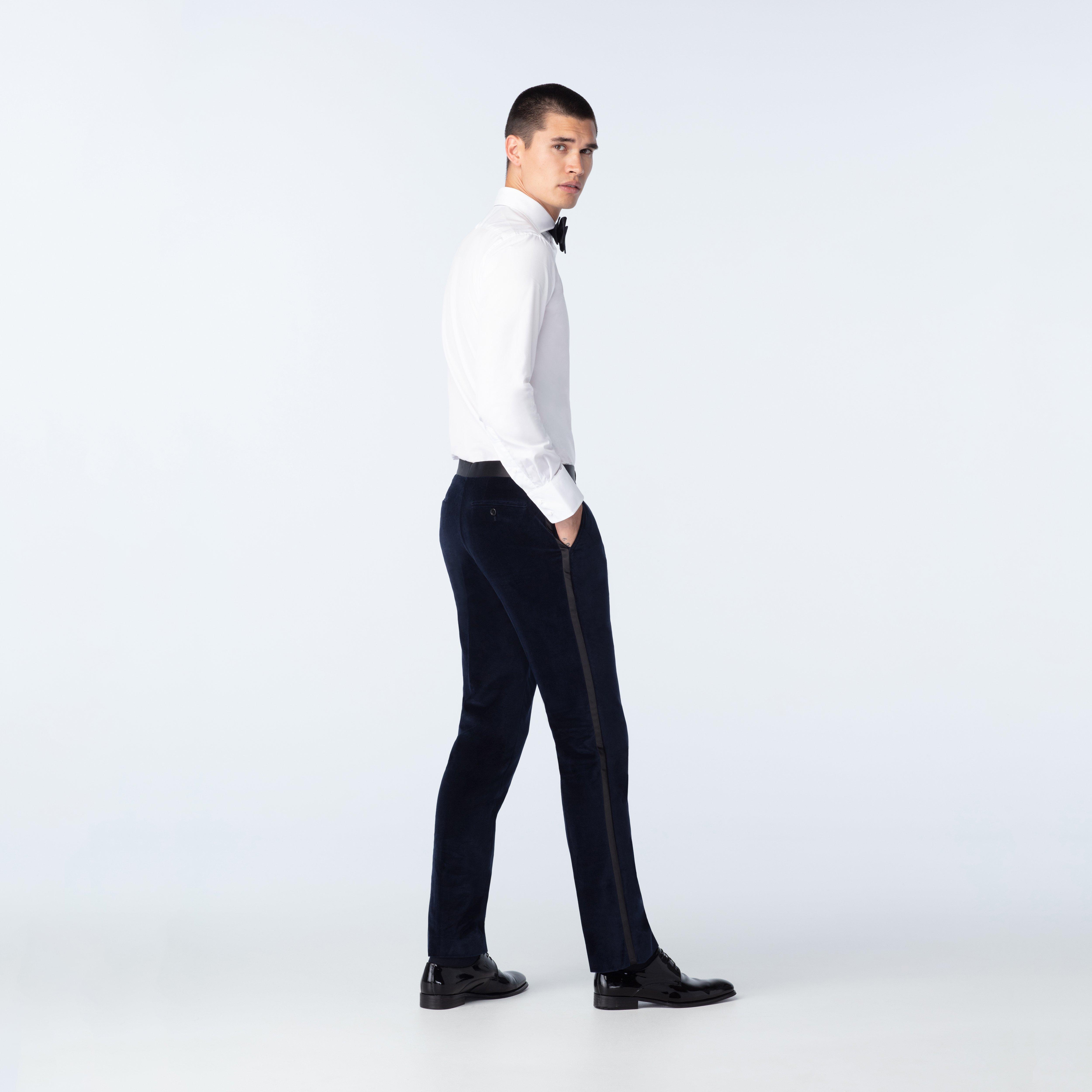 Product thumbnail 2 Navy pants - Hardford Solid Design from Tuxedo Indochino Collection