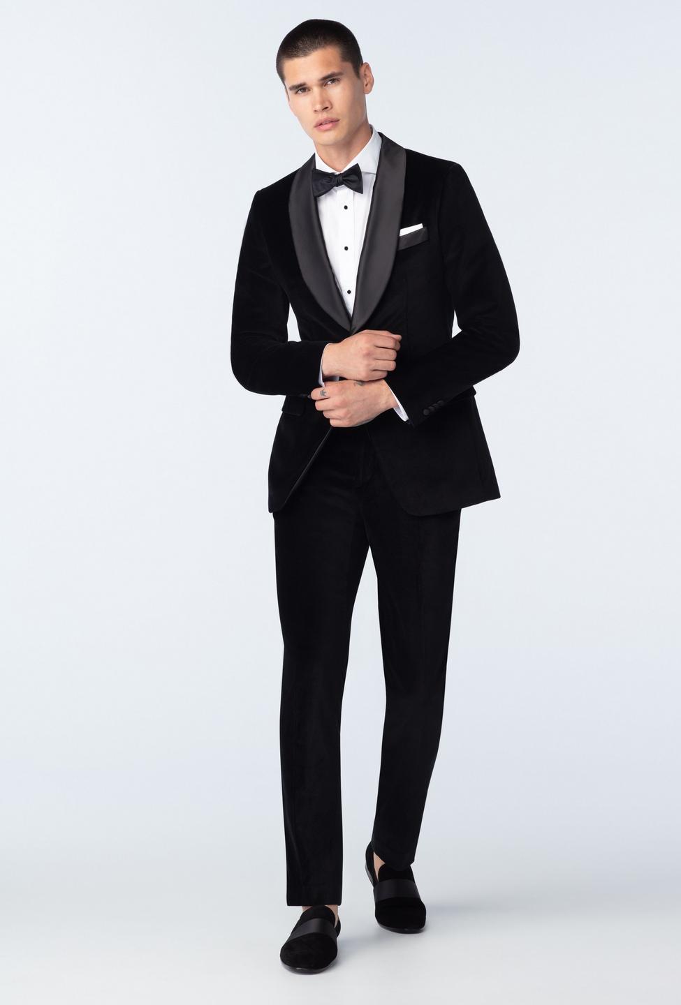 Black suit - Hardford Solid Design from Tuxedo Indochino Collection