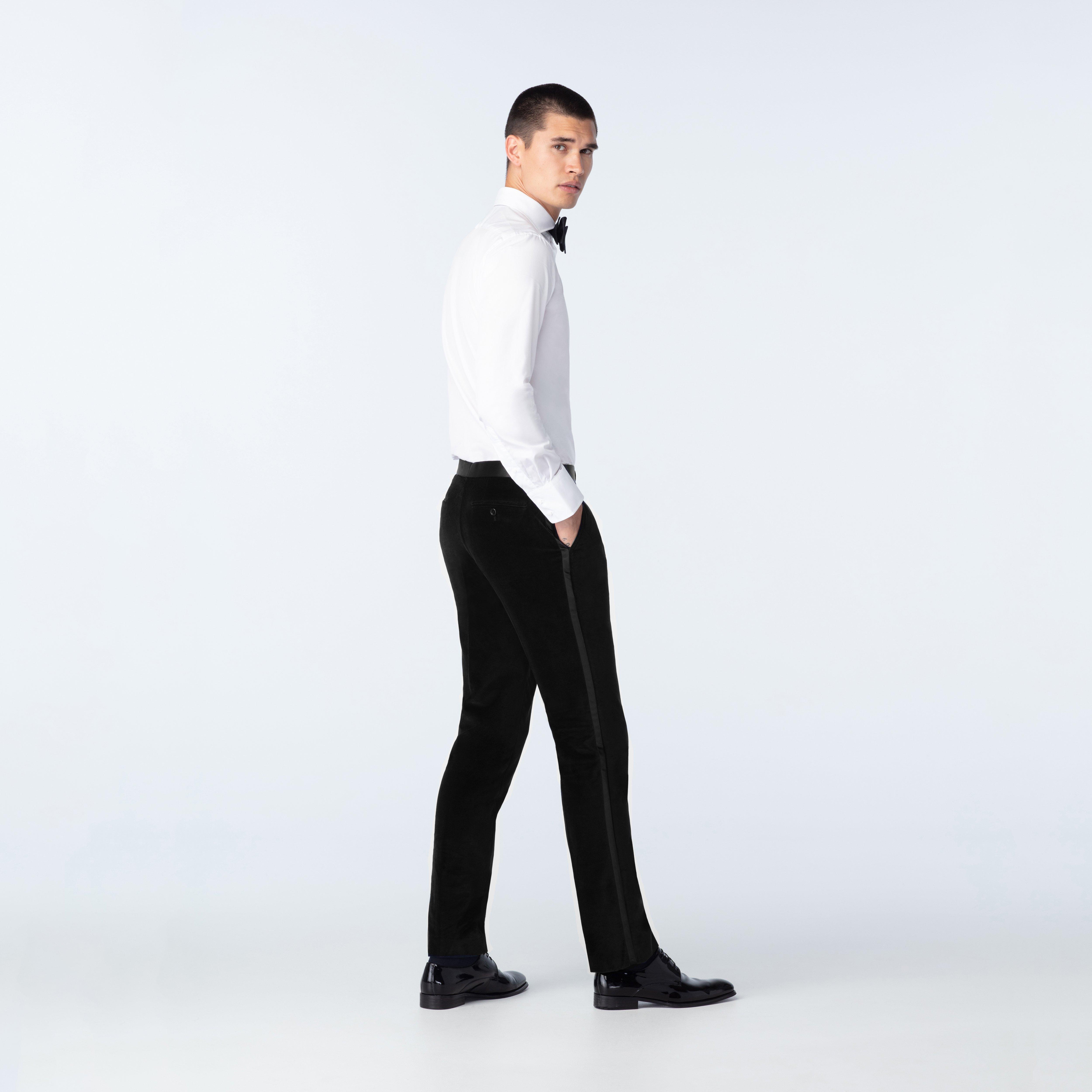 Product thumbnail 2 Black pants - Hardford Solid Design from Tuxedo Indochino Collection