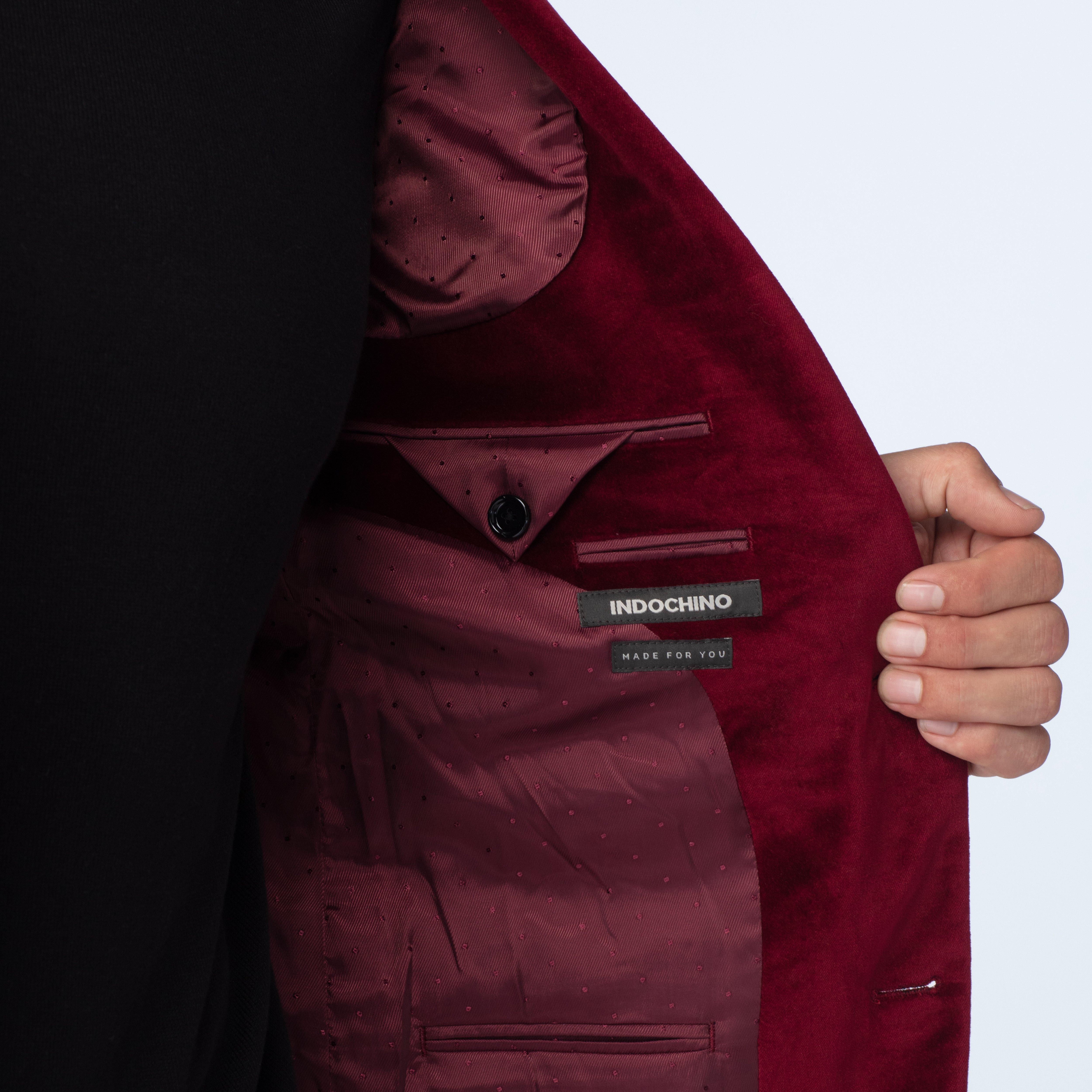 Product thumbnail 5 Burgundy suit - Hardford Solid Design from Premium Indochino Collection