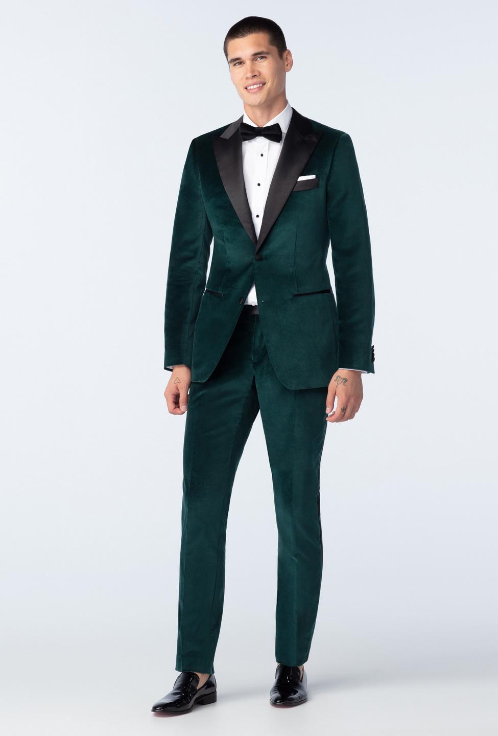 Green suit - Hardford Solid Design from Tuxedo Indochino Collection