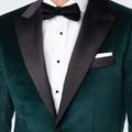 Product thumbnail 1 Green suit - Hardford Solid Design from Tuxedo Indochino Collection