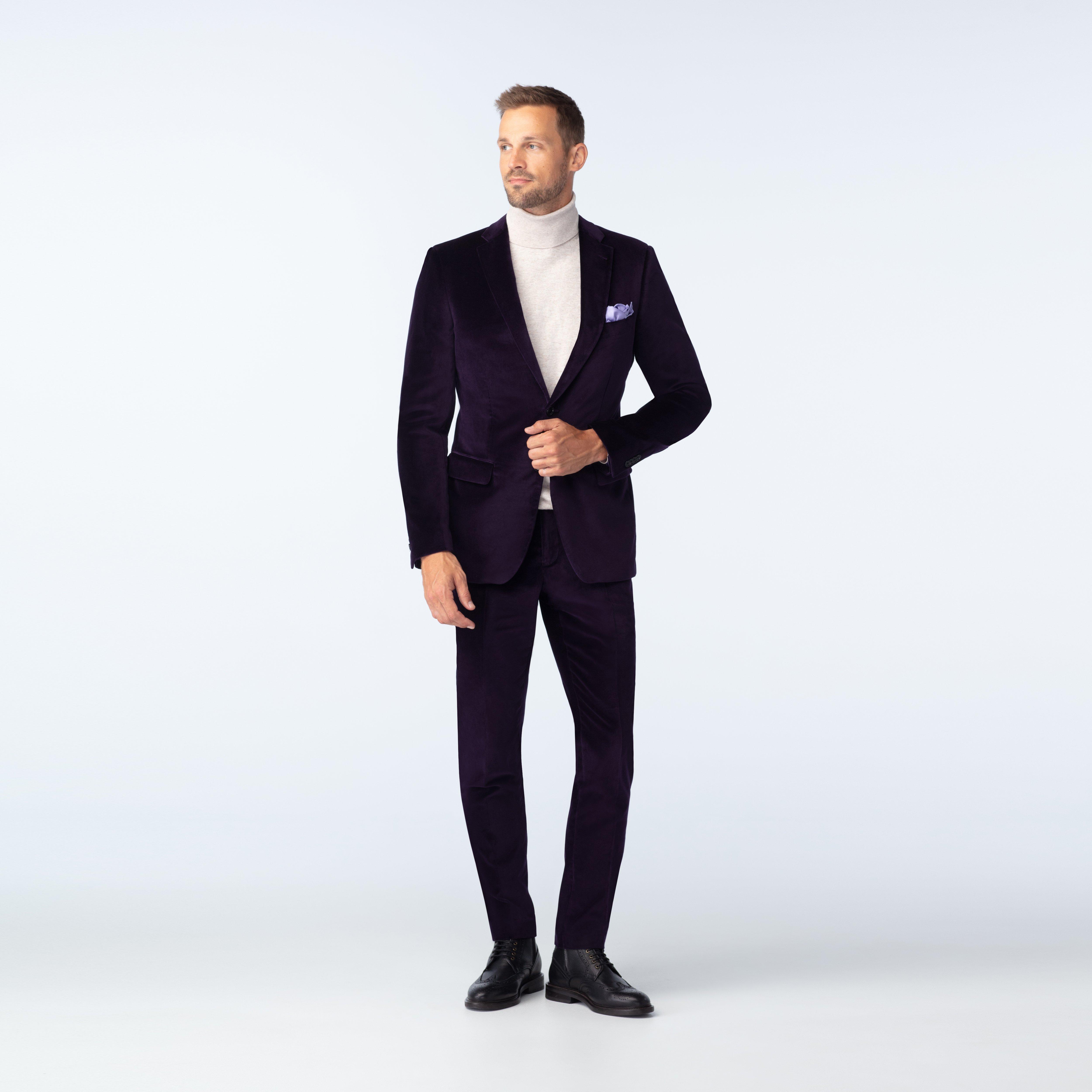 Harford Velvet Purple Suit