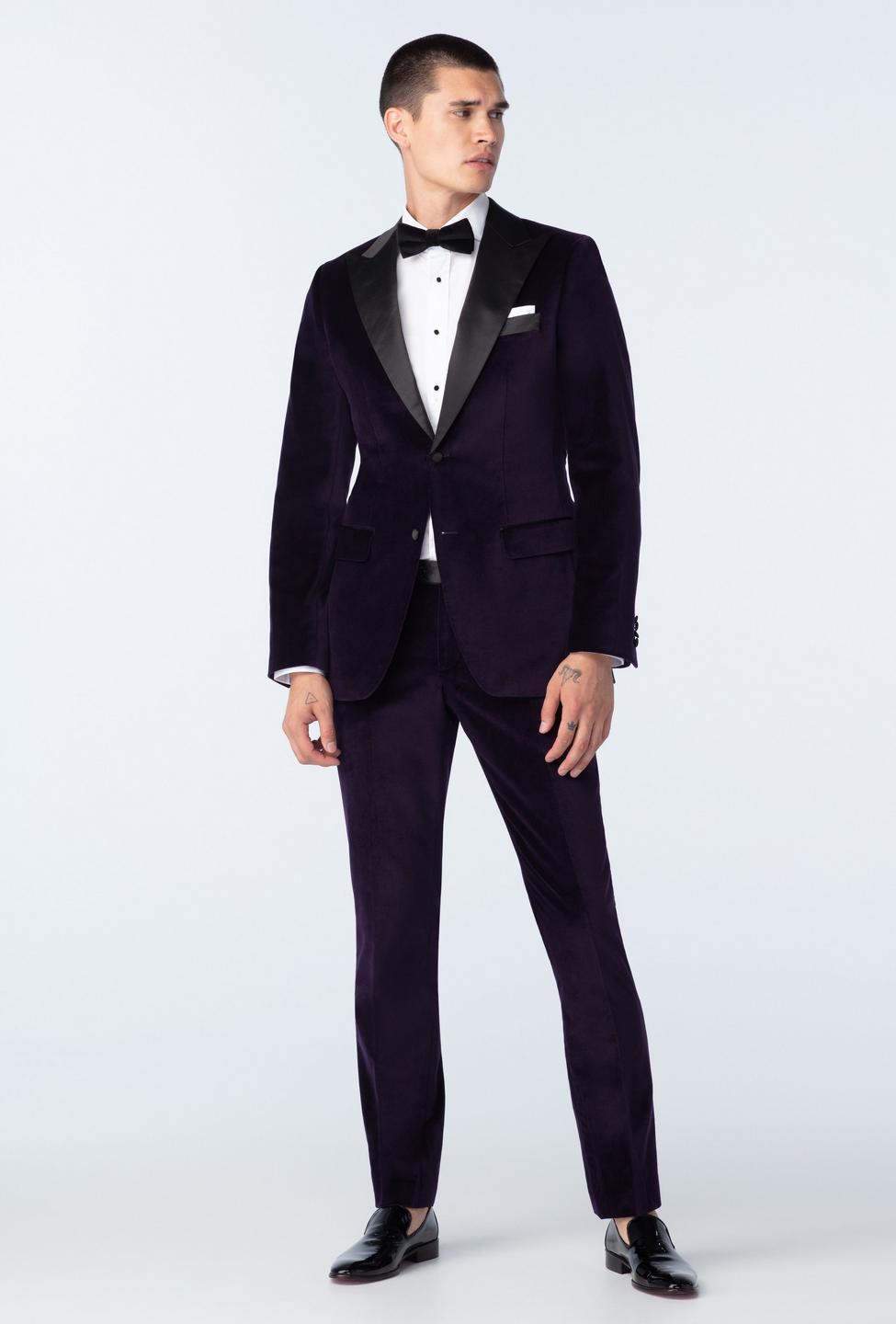 Purple suit - Hardford Solid Design from Tuxedo Indochino Collection