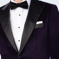 Product thumbnail 1 Purple suit - Hardford Solid Design from Tuxedo Indochino Collection