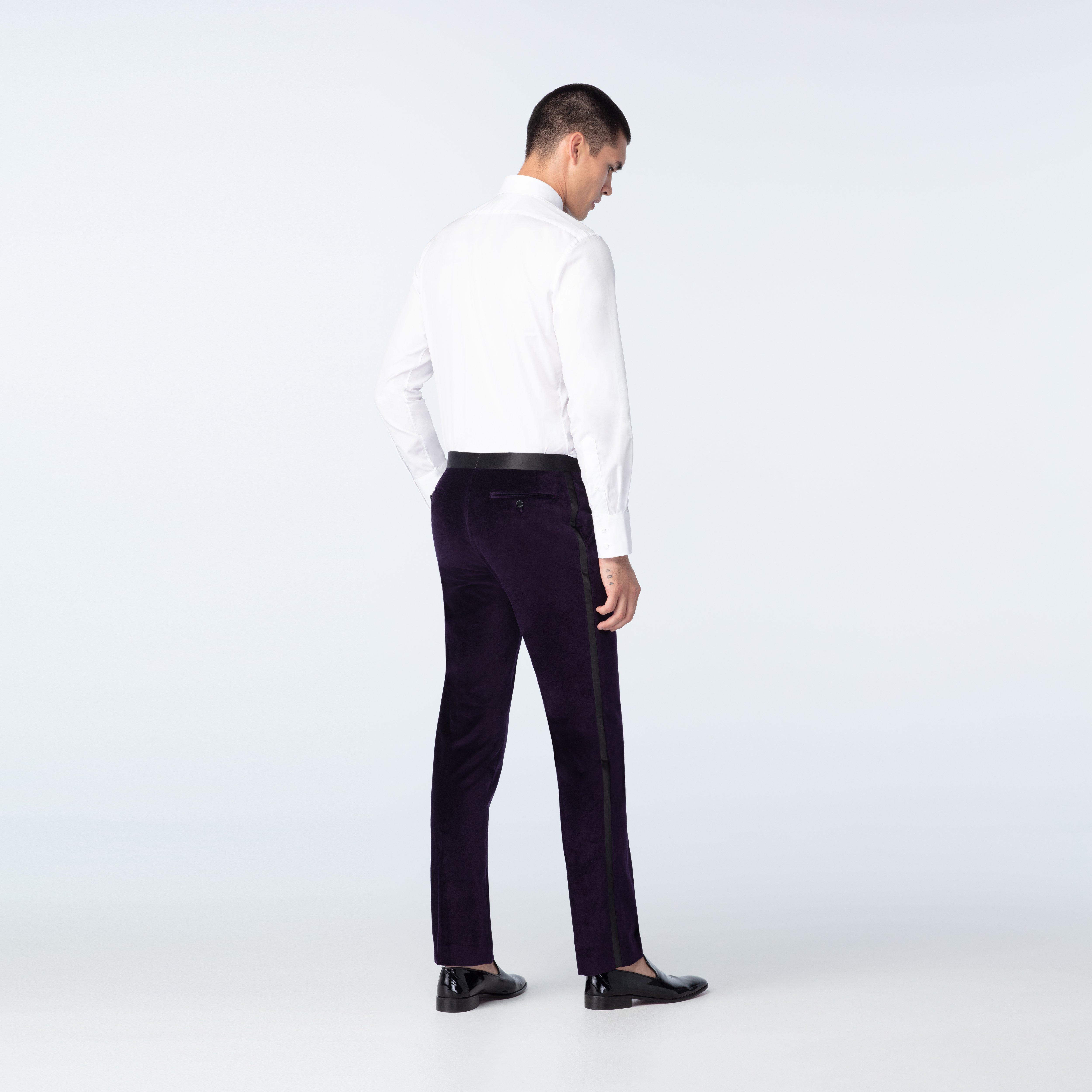 Product thumbnail 2 Purple pants - Hardford Solid Design from Tuxedo Indochino Collection
